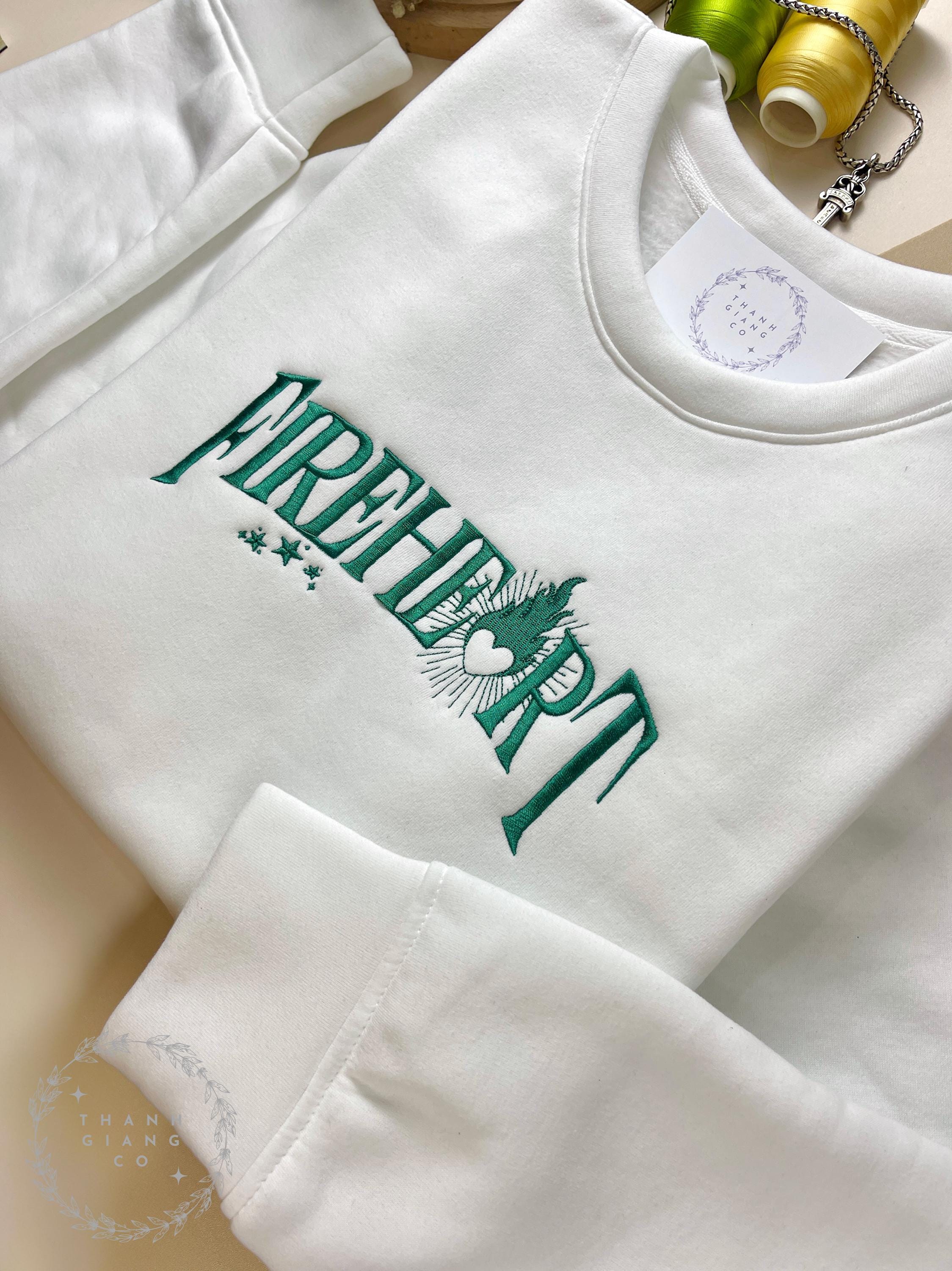 Embroidered Fireheart Sweatshirt Inspired Throne Of Glass Sweatshirt To Whatever End Aelin Galathynius Shirt Sjm Quotes Bookish Gifts