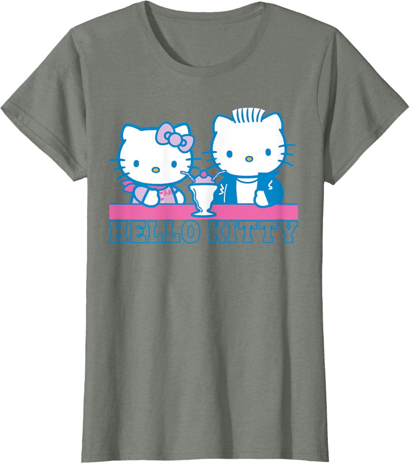 Hello Kitty And Dear Daniel Milkshake Date T-shirt