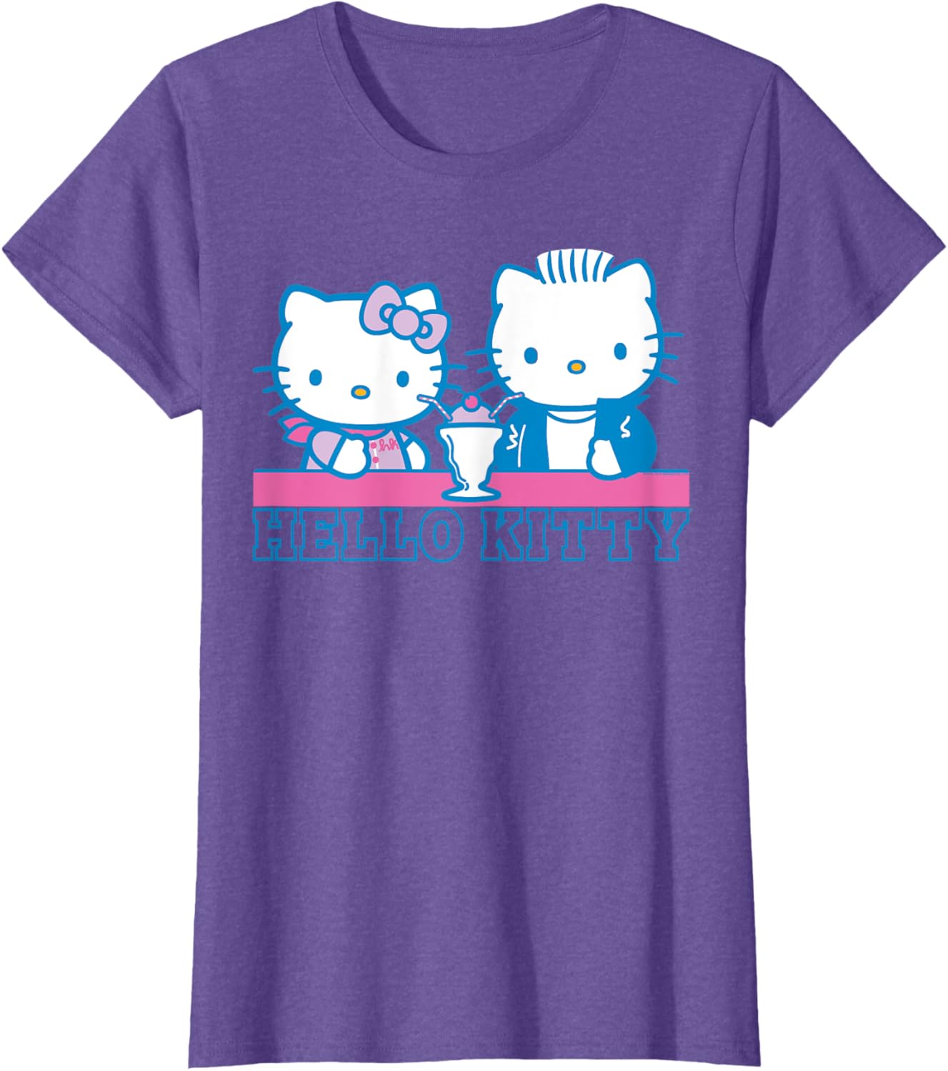 Hello Kitty And Dear Daniel Milkshake Date T-shirt