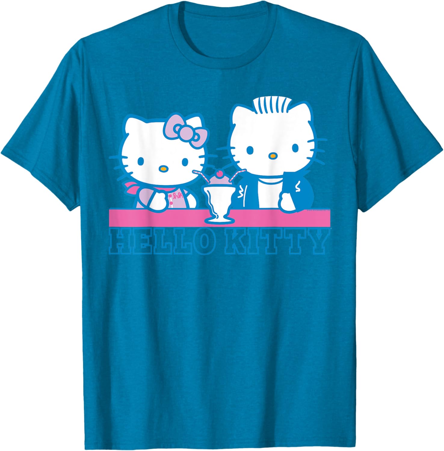 Hello Kitty And Dear Daniel Milkshake Date T-shirt