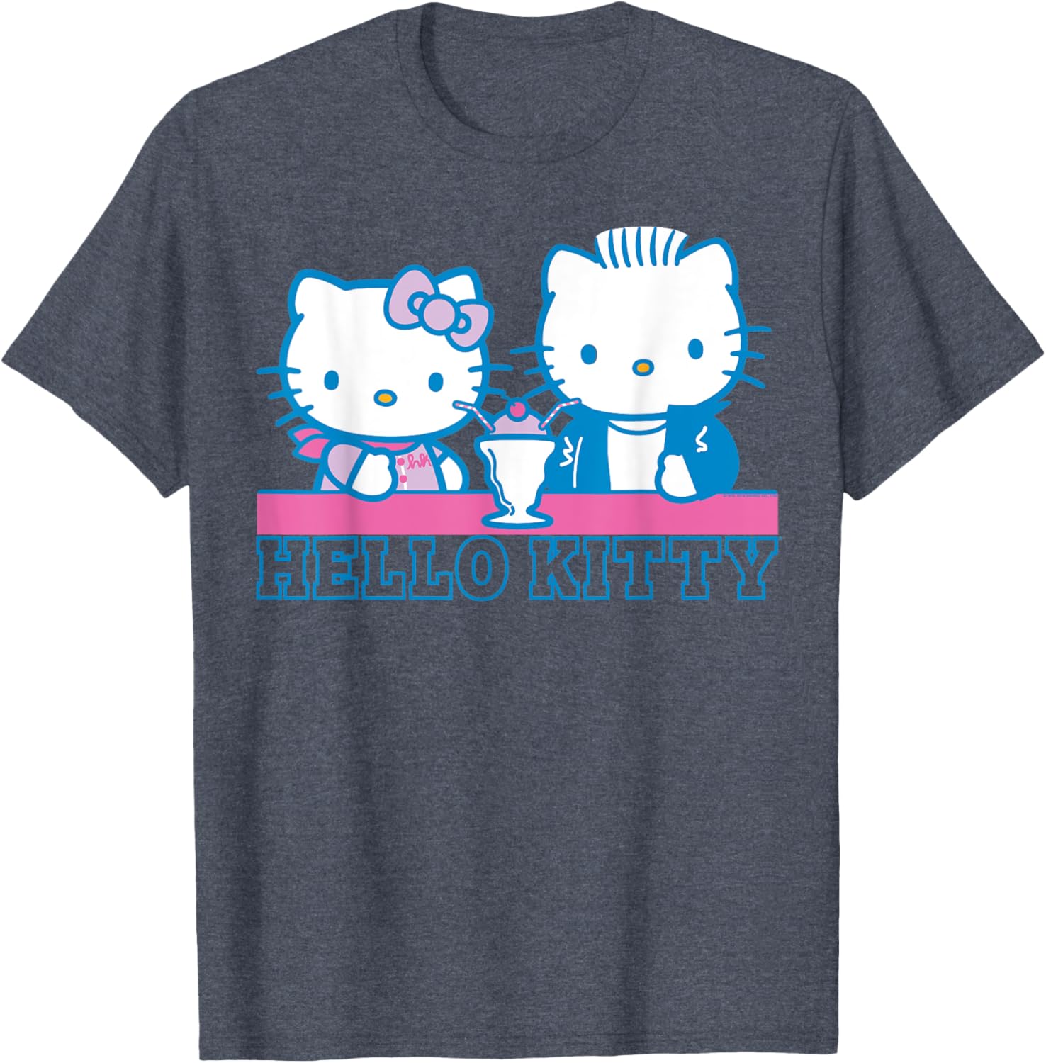 Hello Kitty And Dear Daniel Milkshake Date T-shirt