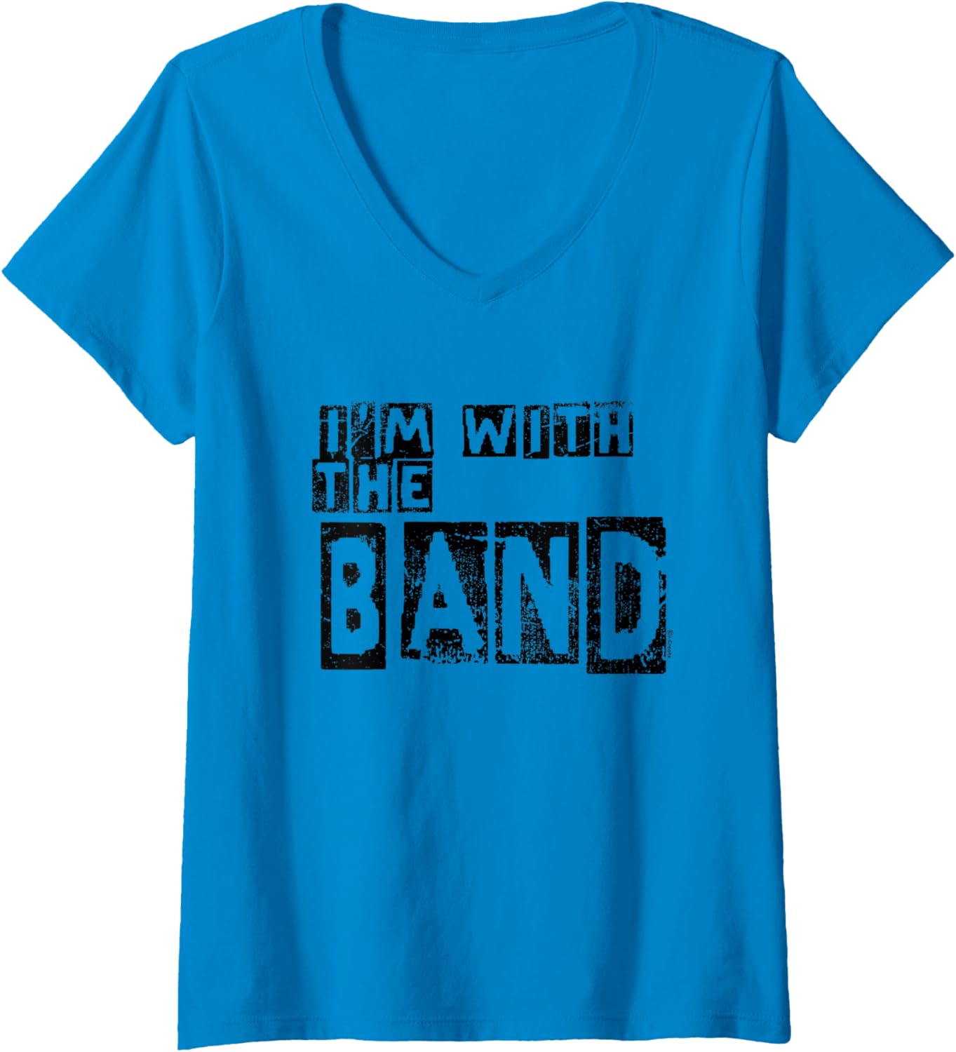 Womens I'm With The Band V-neck T-shirt
