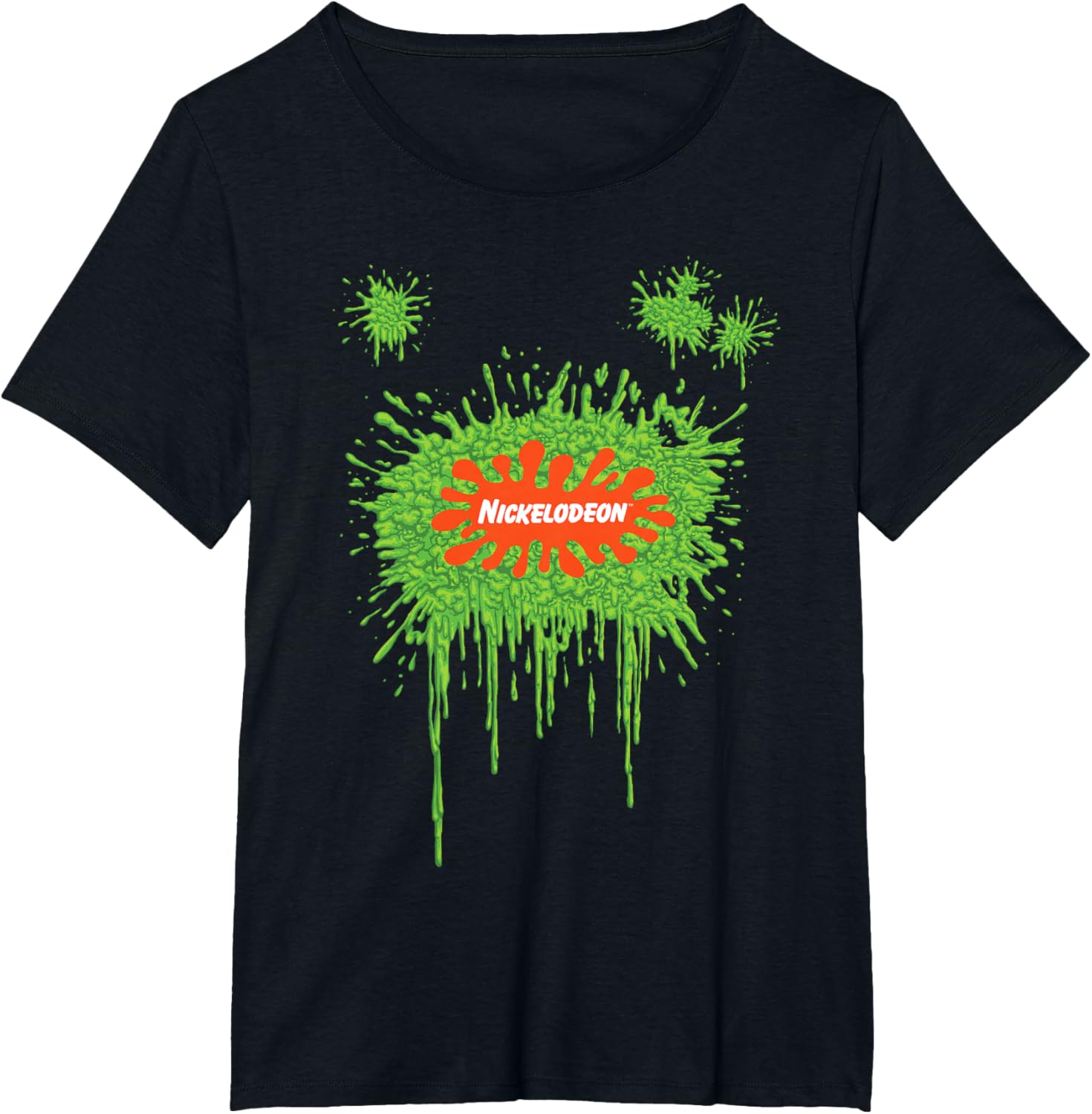 Nickelodeon Splat Logo With Green Slime T-shirt T-shirt