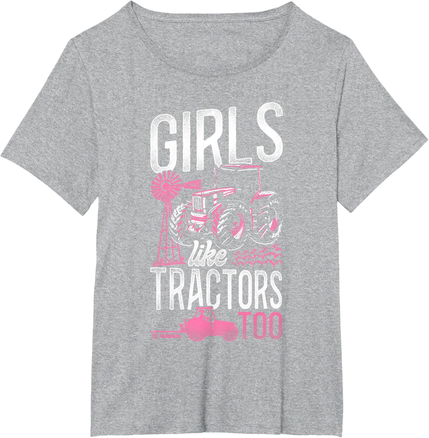 Farming Farmer Girl Tractor Tractor Vintage Girls Like T-shirt