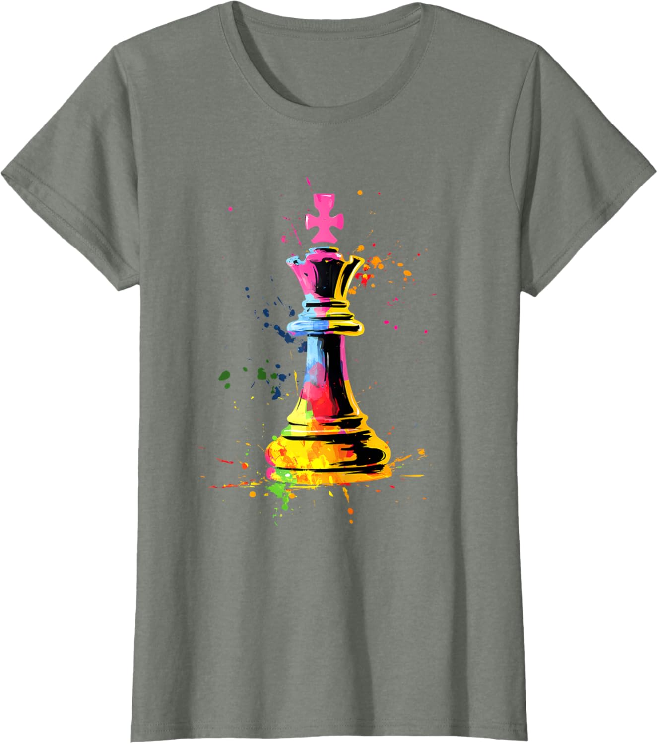 Colorful Chess Piece Chess Player T-shirt