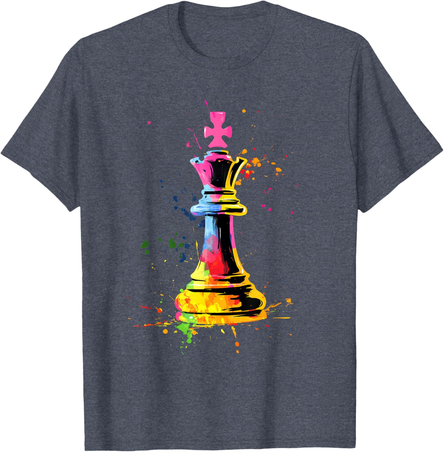Colorful Chess Piece Chess Player T-shirt