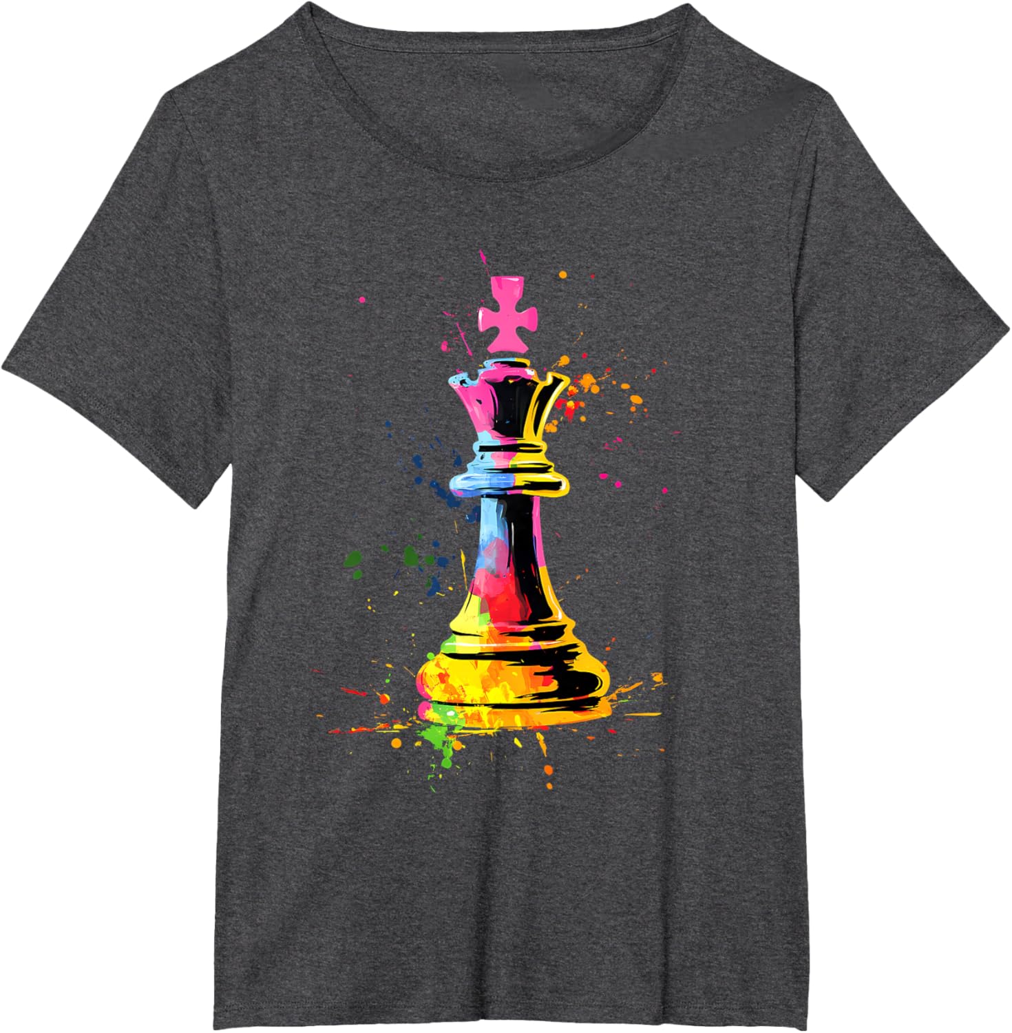 Colorful Chess Piece Chess Player T-shirt