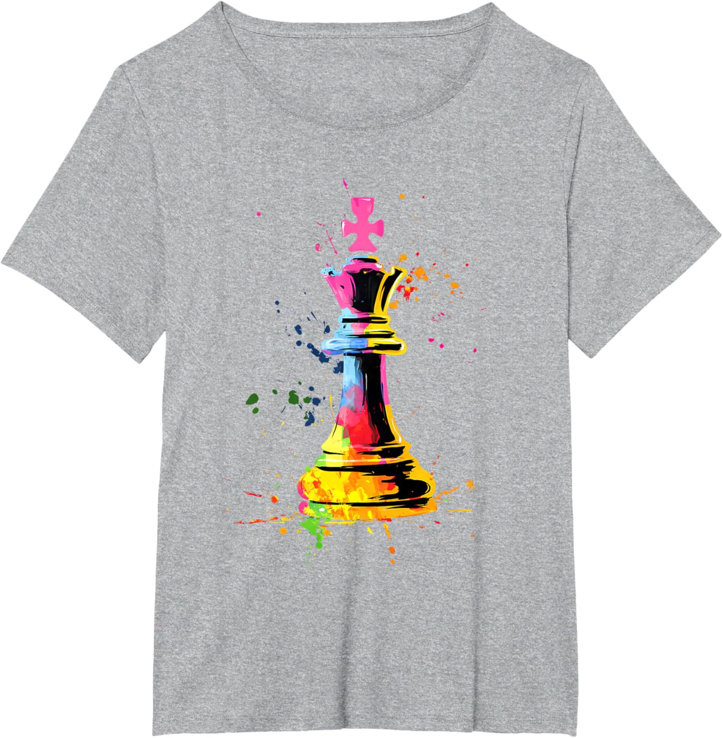 Colorful Chess Piece Chess Player T-shirt