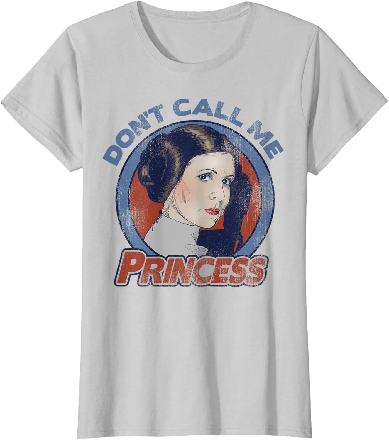 Star Wars Leia Don't Call Me Princess Graphic T-shirt C1 T-shirt