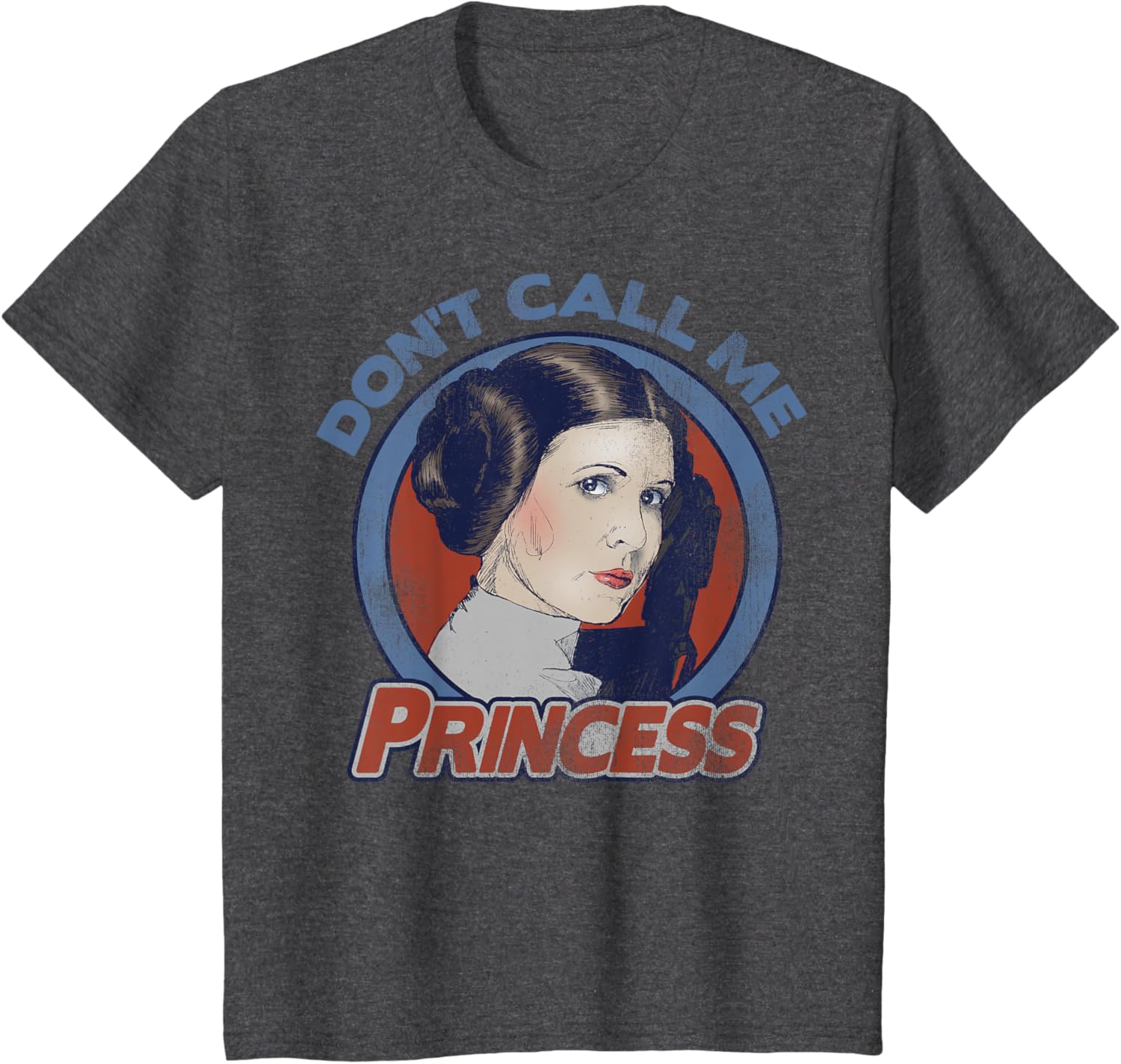 Star Wars Leia Don't Call Me Princess Graphic T-shirt C1 T-shirt