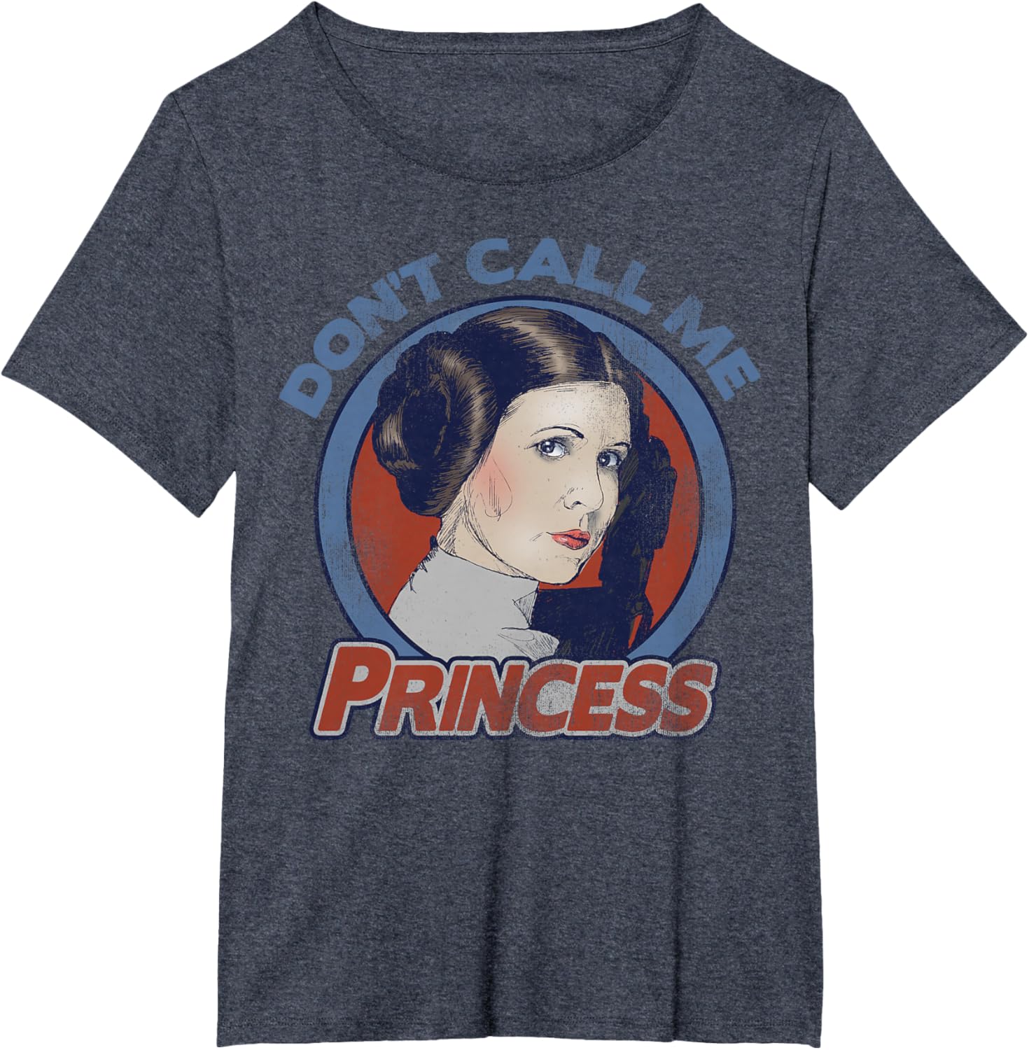 Star Wars Leia Don't Call Me Princess Graphic T-shirt C1 T-shirt