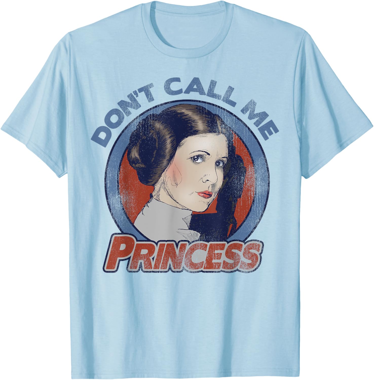 Star Wars Leia Don't Call Me Princess Graphic T-shirt C1 T-shirt