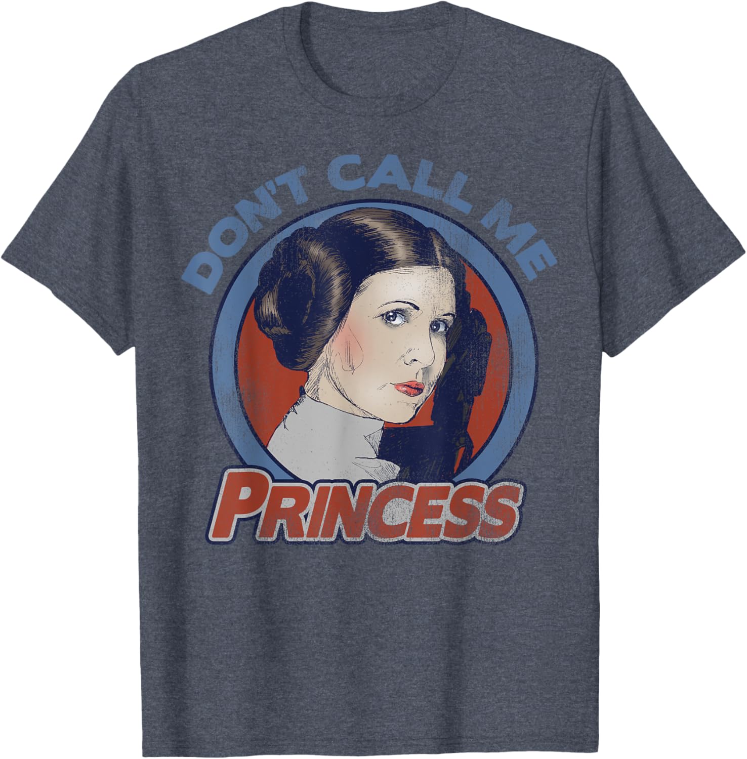 Star Wars Leia Don't Call Me Princess Graphic T-shirt C1 T-shirt