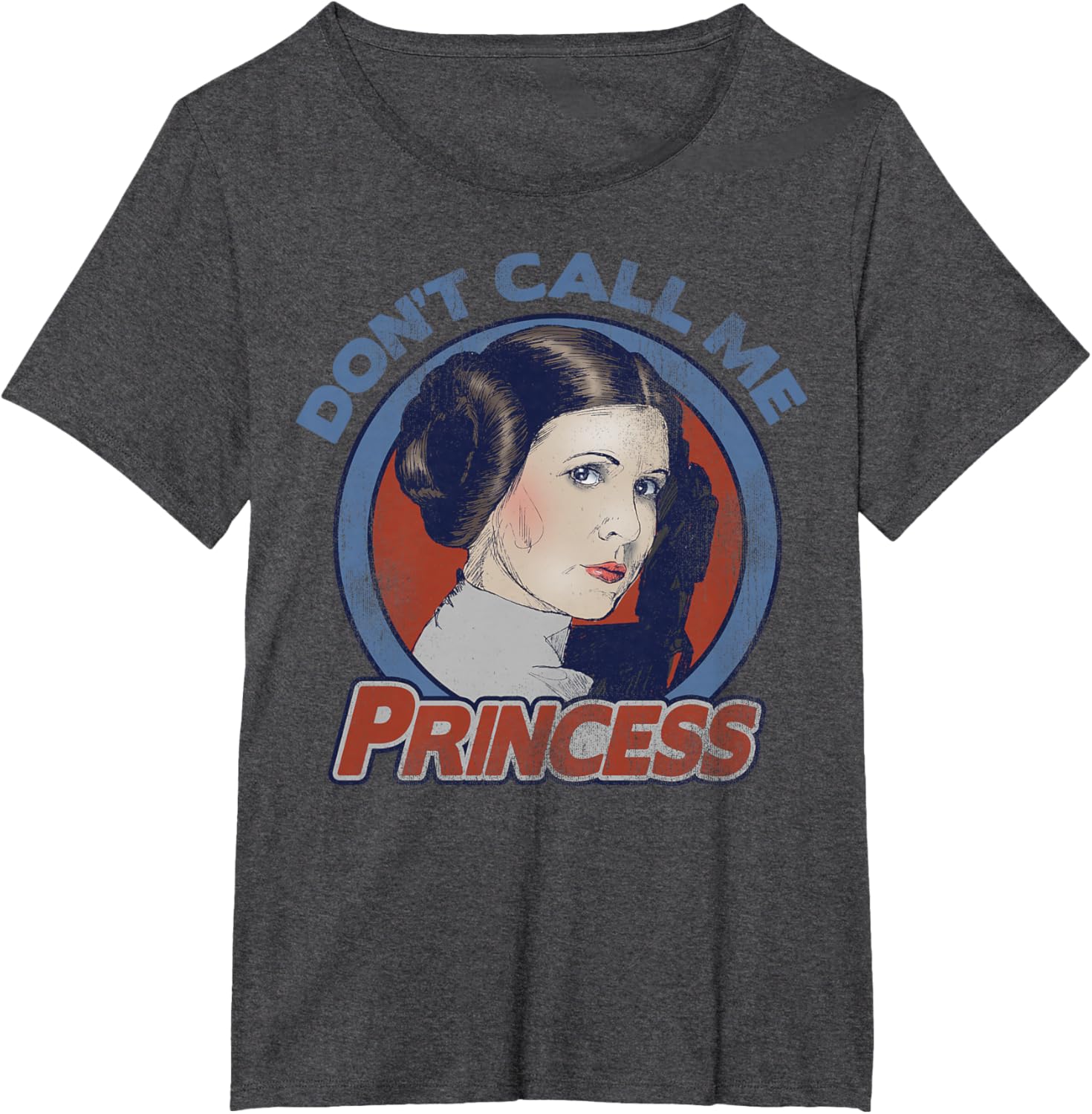 Star Wars Leia Don't Call Me Princess Graphic T-shirt C1 T-shirt