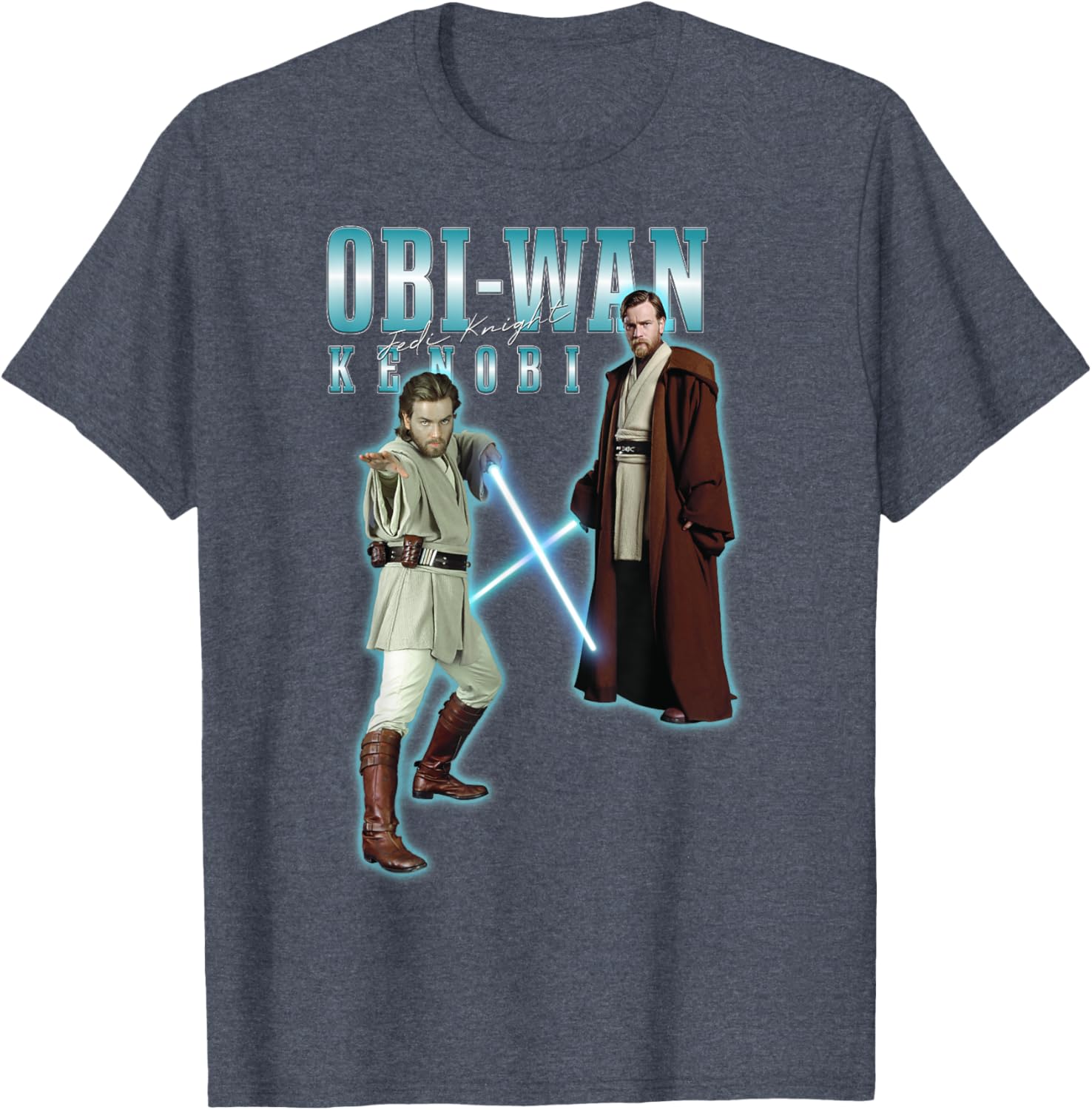 Star Wars Classic Obi-wan Kenobi Jedi Knight Poster T-shirt