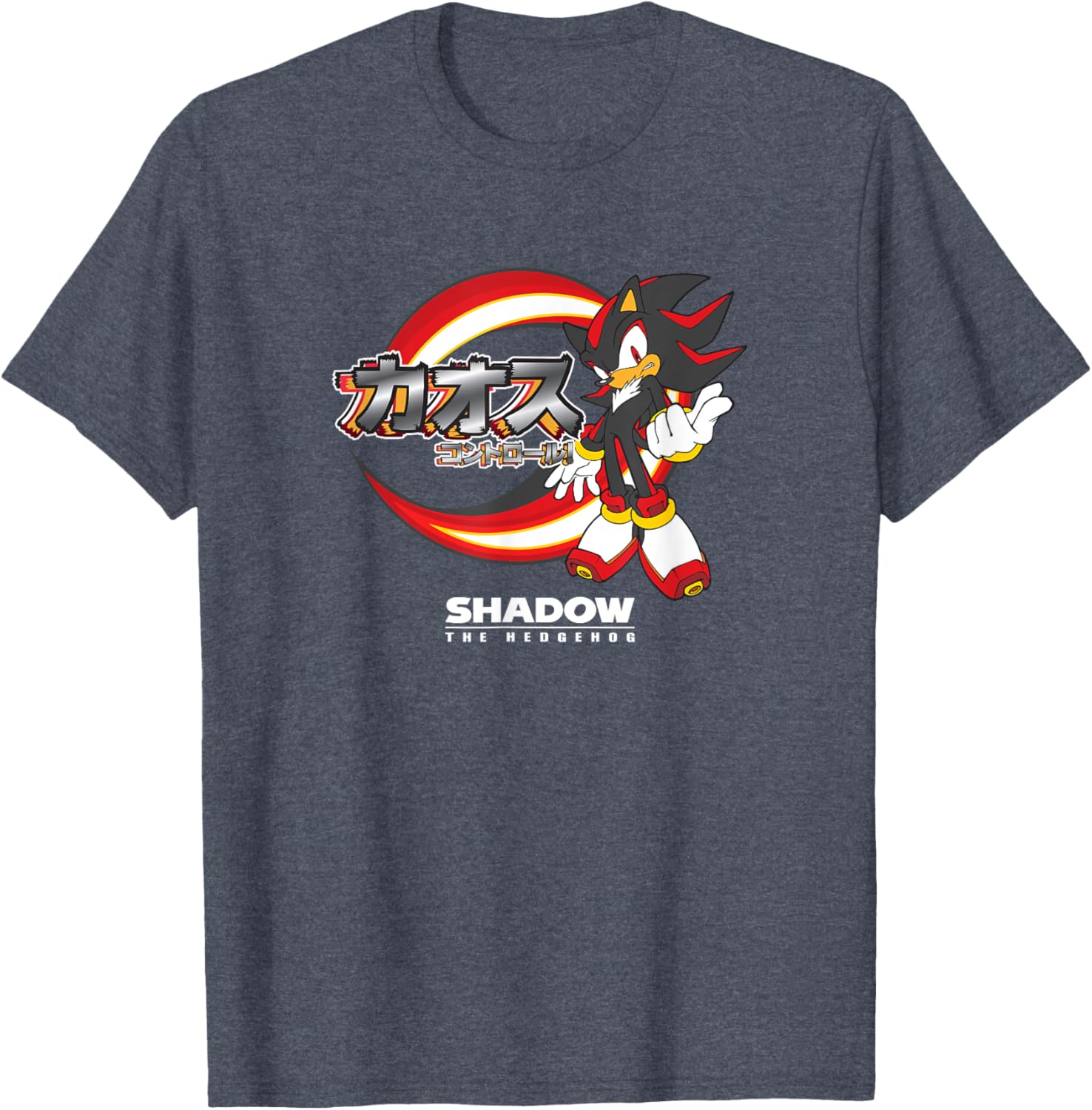 Shadow The Hedgehog - Chaos Control! Japanese T-shirt
