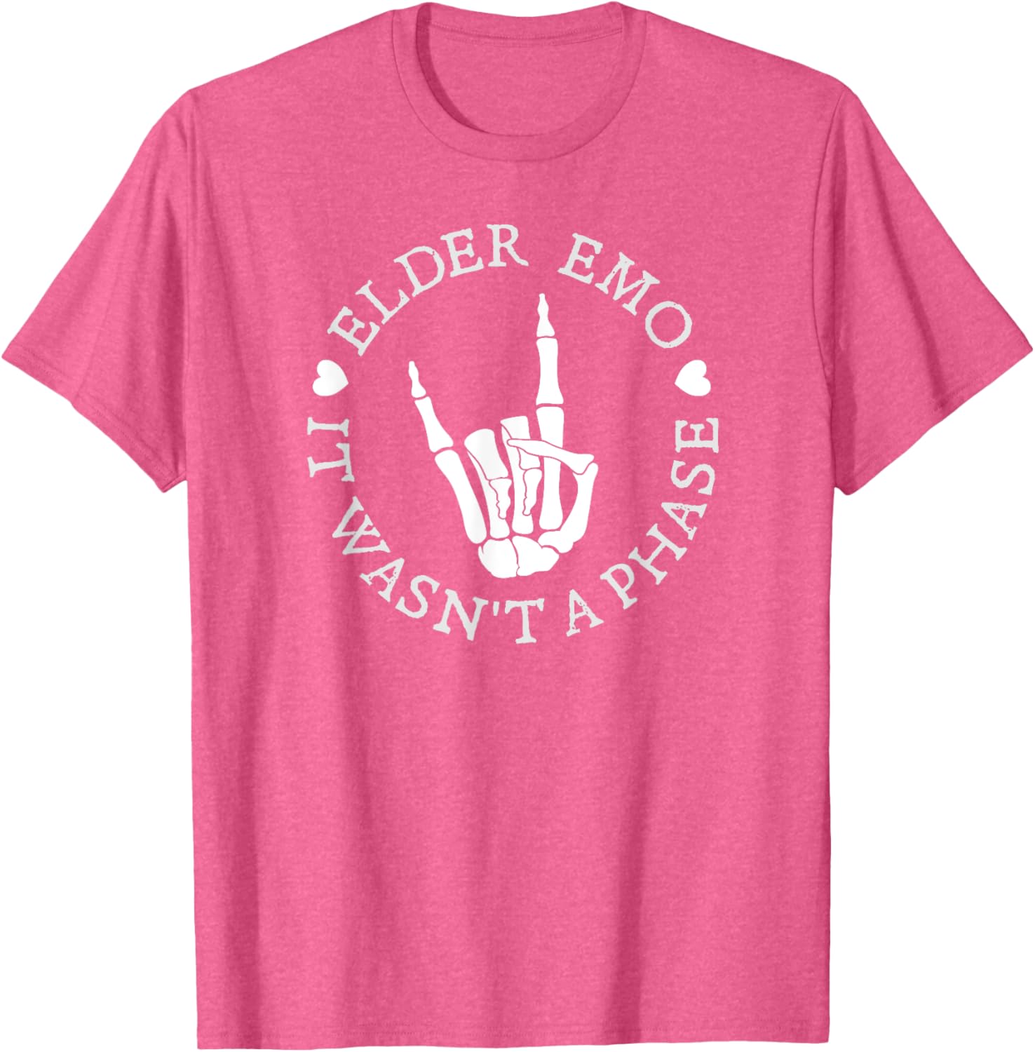 Elder Emo It Wasnt A Phase Alternative Punk Rock Music T-shirt