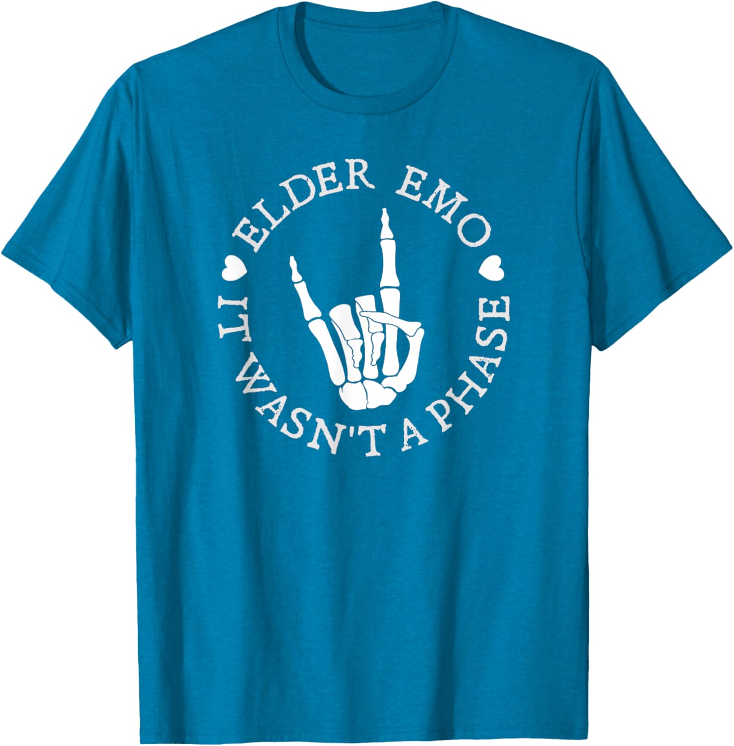 Elder Emo It Wasnt A Phase Alternative Punk Rock Music T-shirt