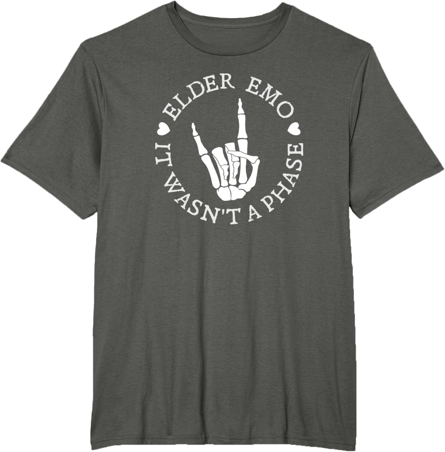 Elder Emo It Wasnt A Phase Alternative Punk Rock Music T-shirt