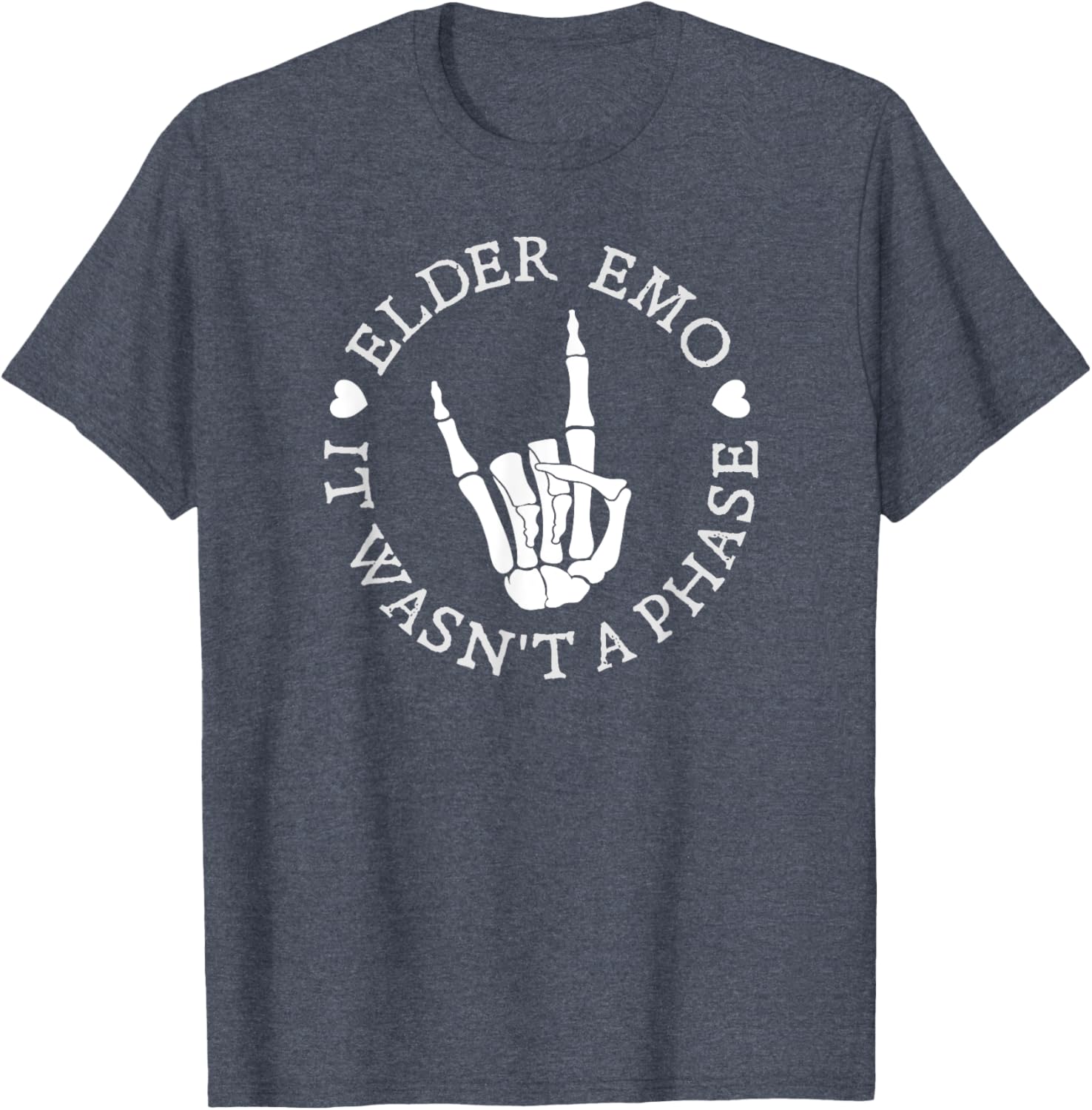 Elder Emo It Wasnt A Phase Alternative Punk Rock Music T-shirt
