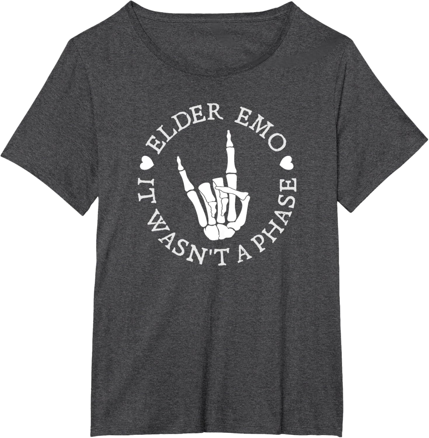 Elder Emo It Wasnt A Phase Alternative Punk Rock Music T-shirt