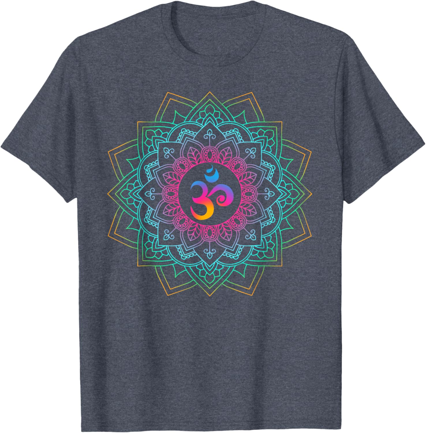 Om Meditations Mandalas Yoga Unisex T-shirt