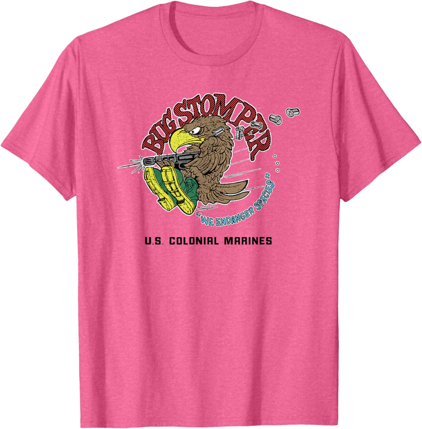 Aliens Bug Stomper We Endanger Species T-shirt