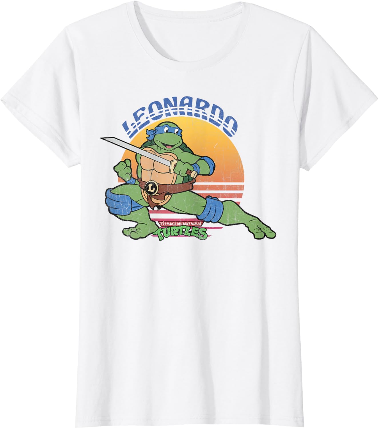 Teenage Mutant Ninja Turtles Leonardo Sun Tee-shirt T-shirt
