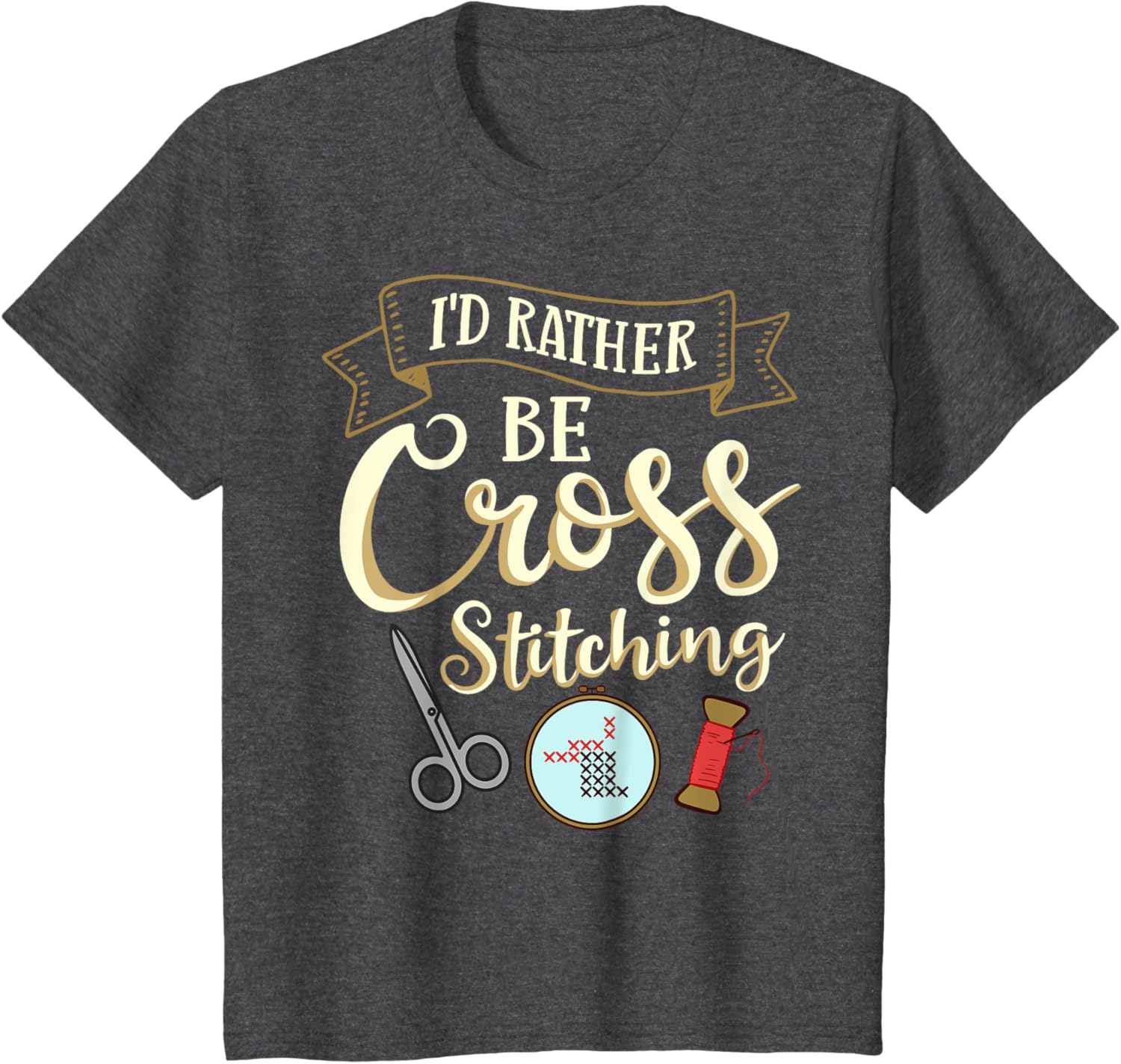 Pattern Beginner Counted Alphabet Needle T-shirt