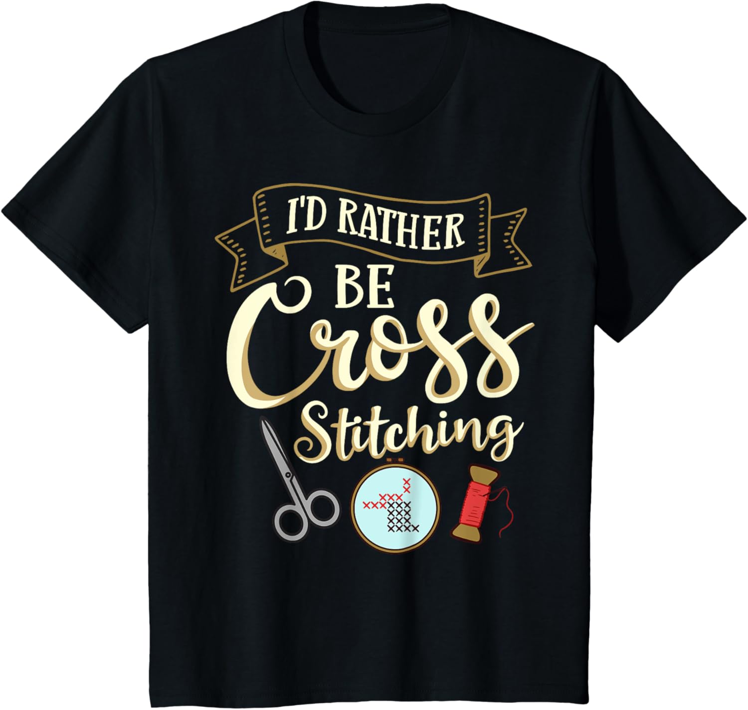 Pattern Beginner Counted Alphabet Needle T-shirt