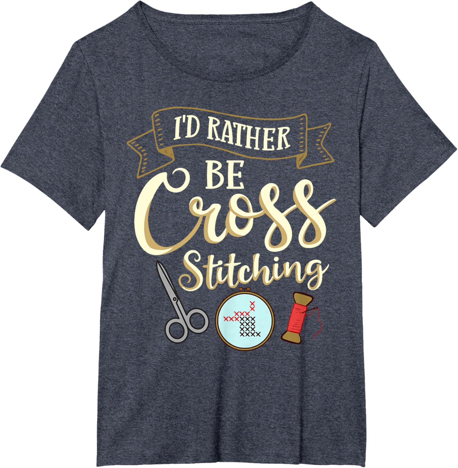 Pattern Beginner Counted Alphabet Needle T-shirt