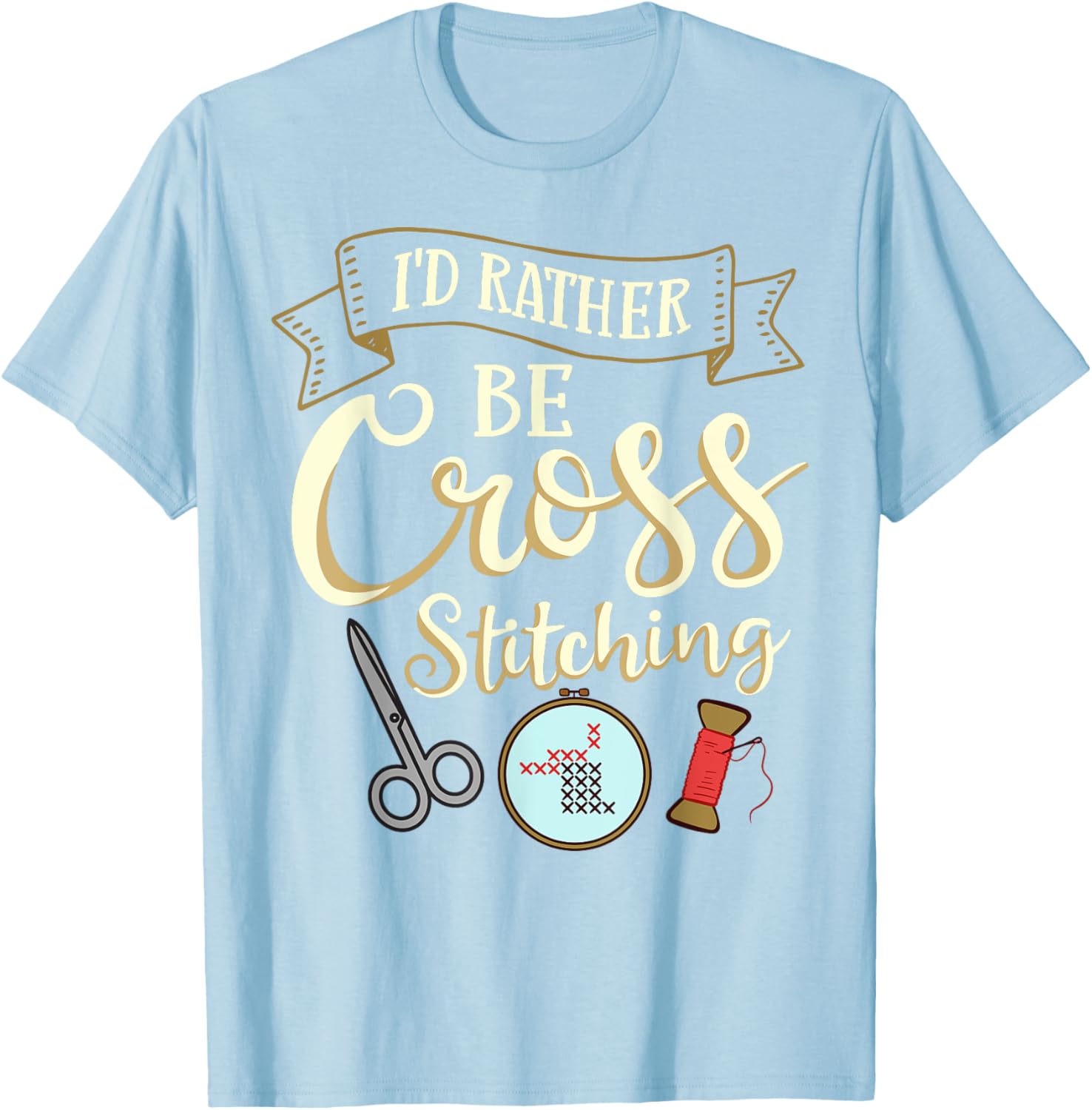 Pattern Beginner Counted Alphabet Needle T-shirt