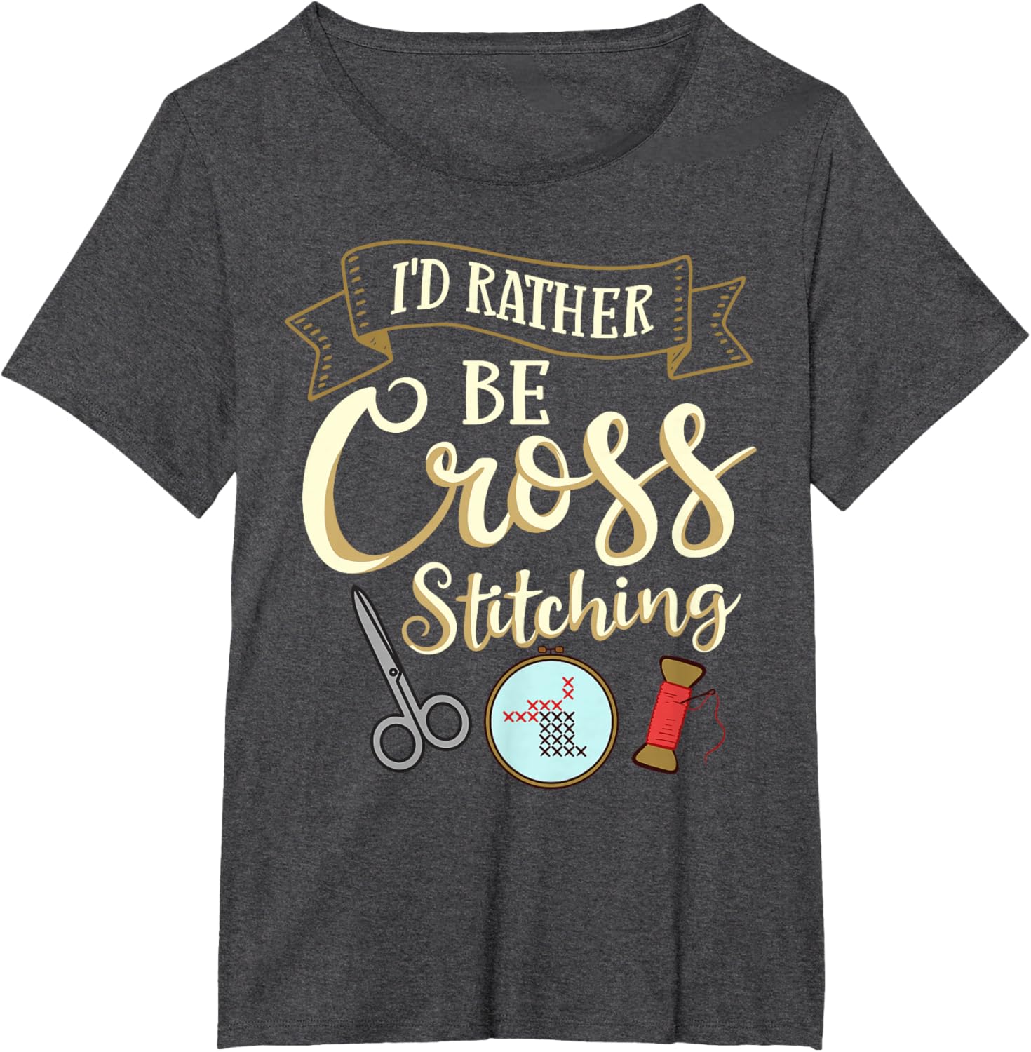 Pattern Beginner Counted Alphabet Needle T-shirt