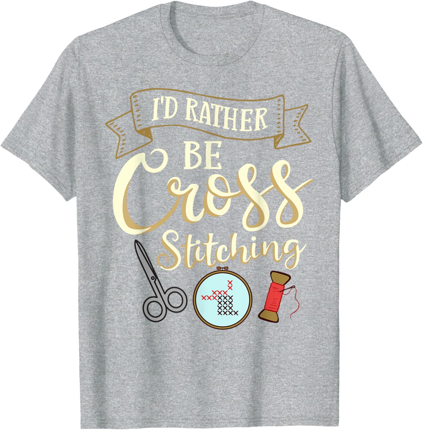 Pattern Beginner Counted Alphabet Needle T-shirt