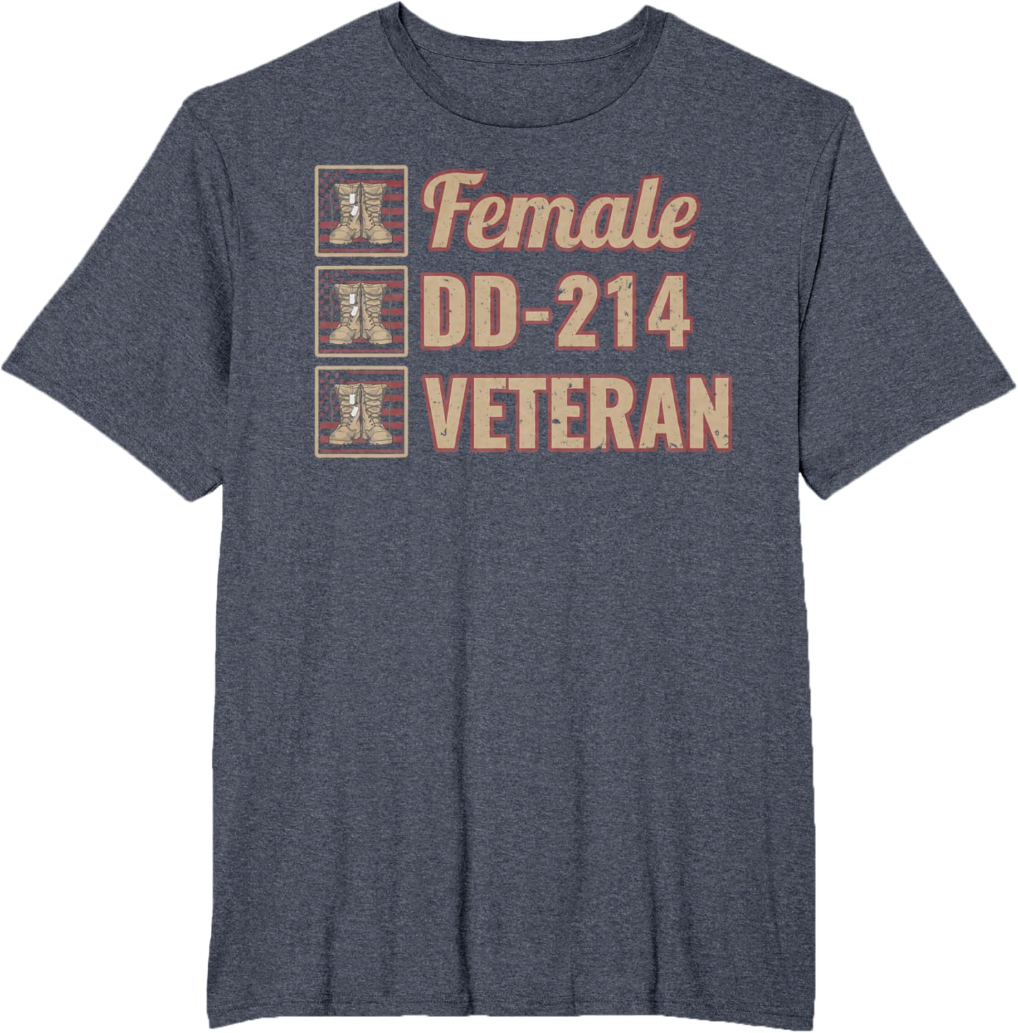 Female Dd-214 Veteran T-shirt