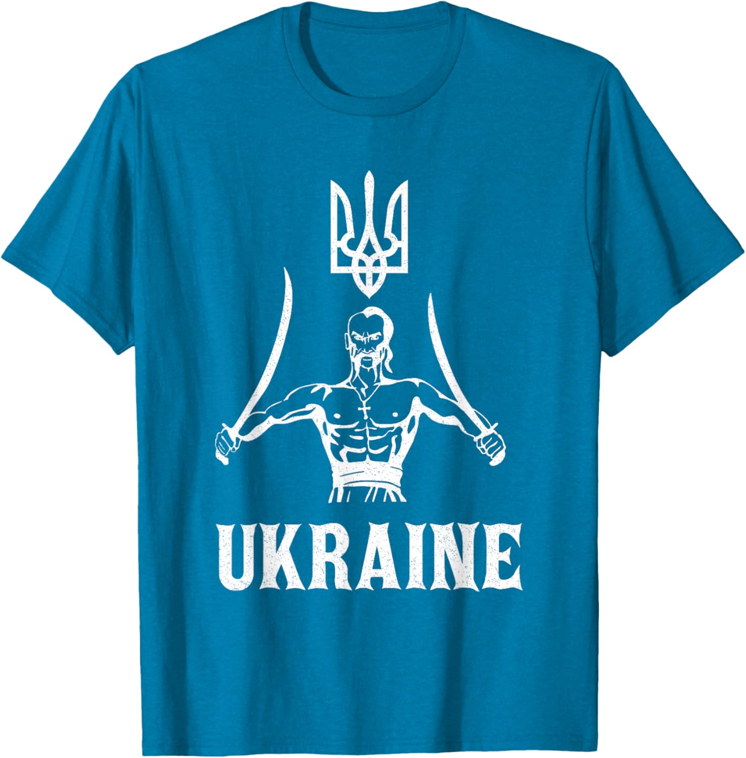 Ukraine Ukrainian Kiew Trysub Flag T-shirt
