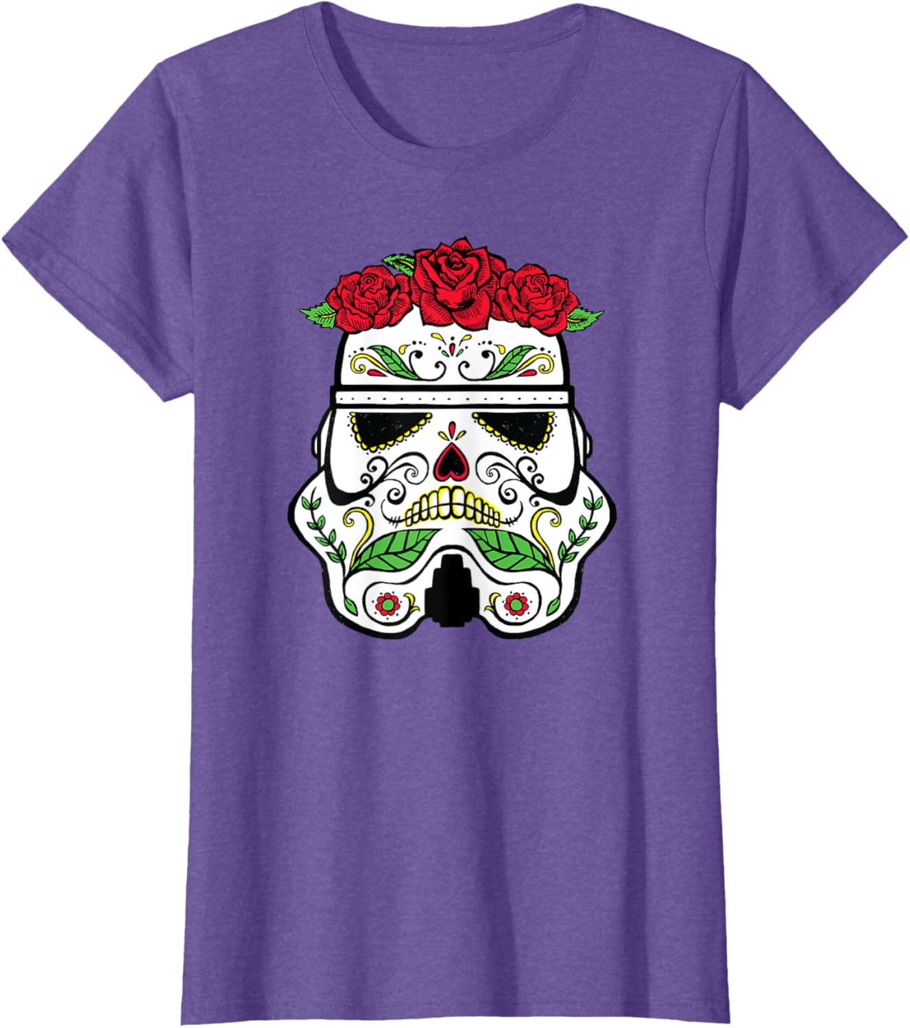 Star Wars Stormtrooper Roses Sugar Skull T-shirt