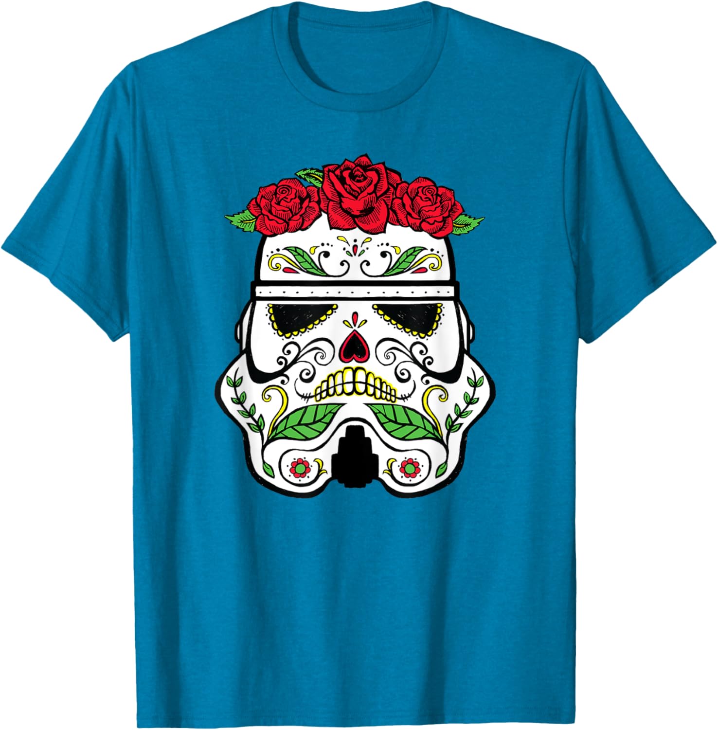 Star Wars Stormtrooper Roses Sugar Skull T-shirt
