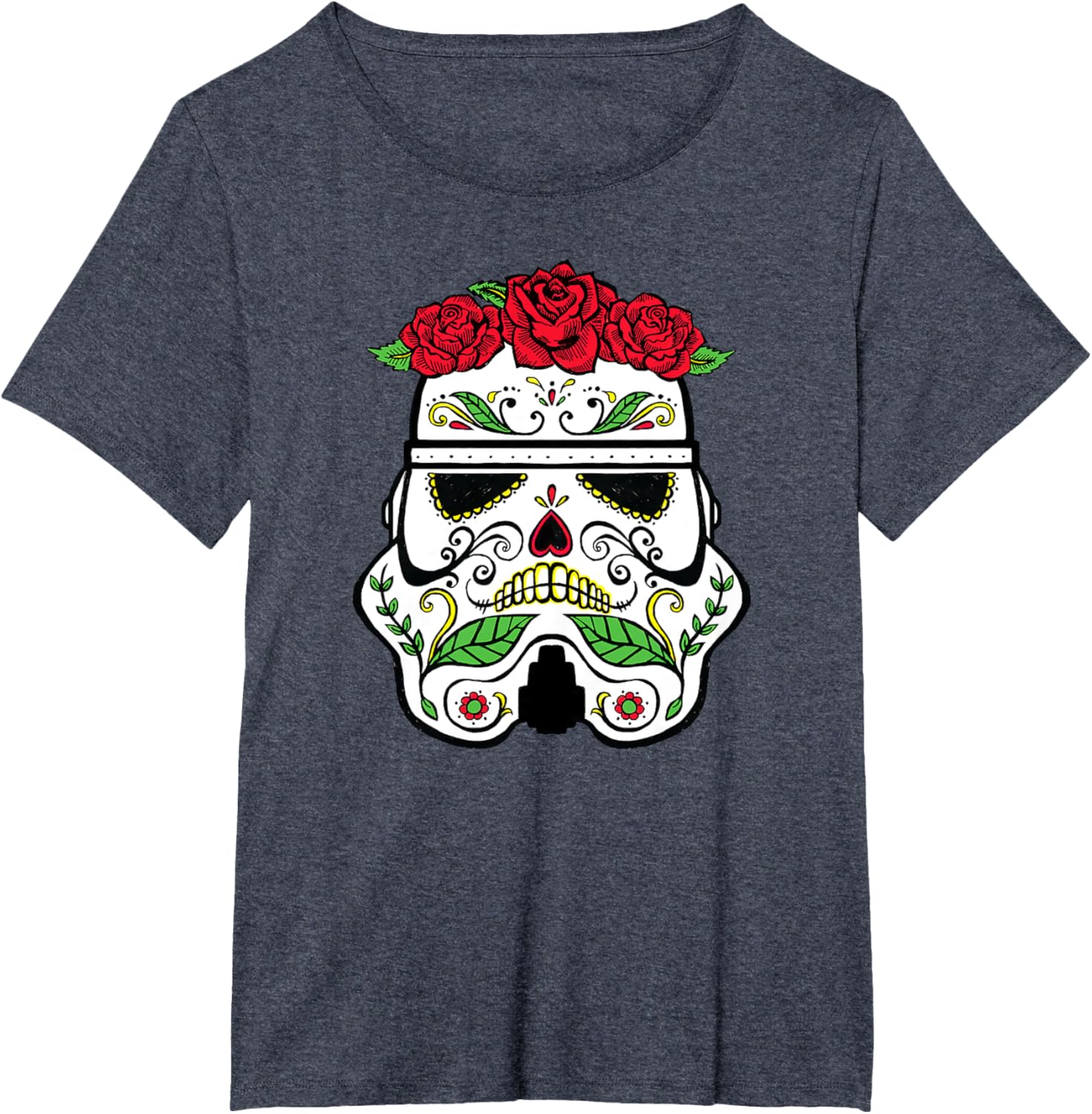 Star Wars Stormtrooper Roses Sugar Skull T-shirt