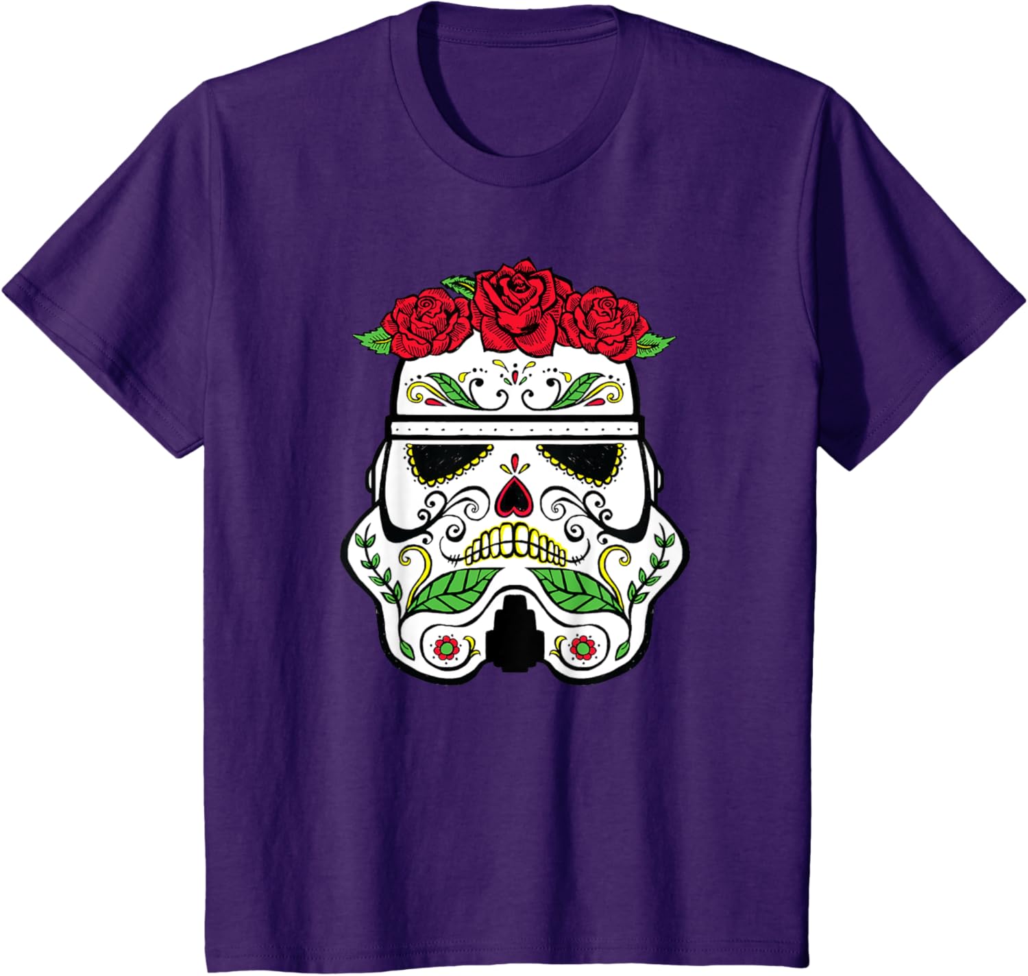 Star Wars Stormtrooper Roses Sugar Skull T-shirt
