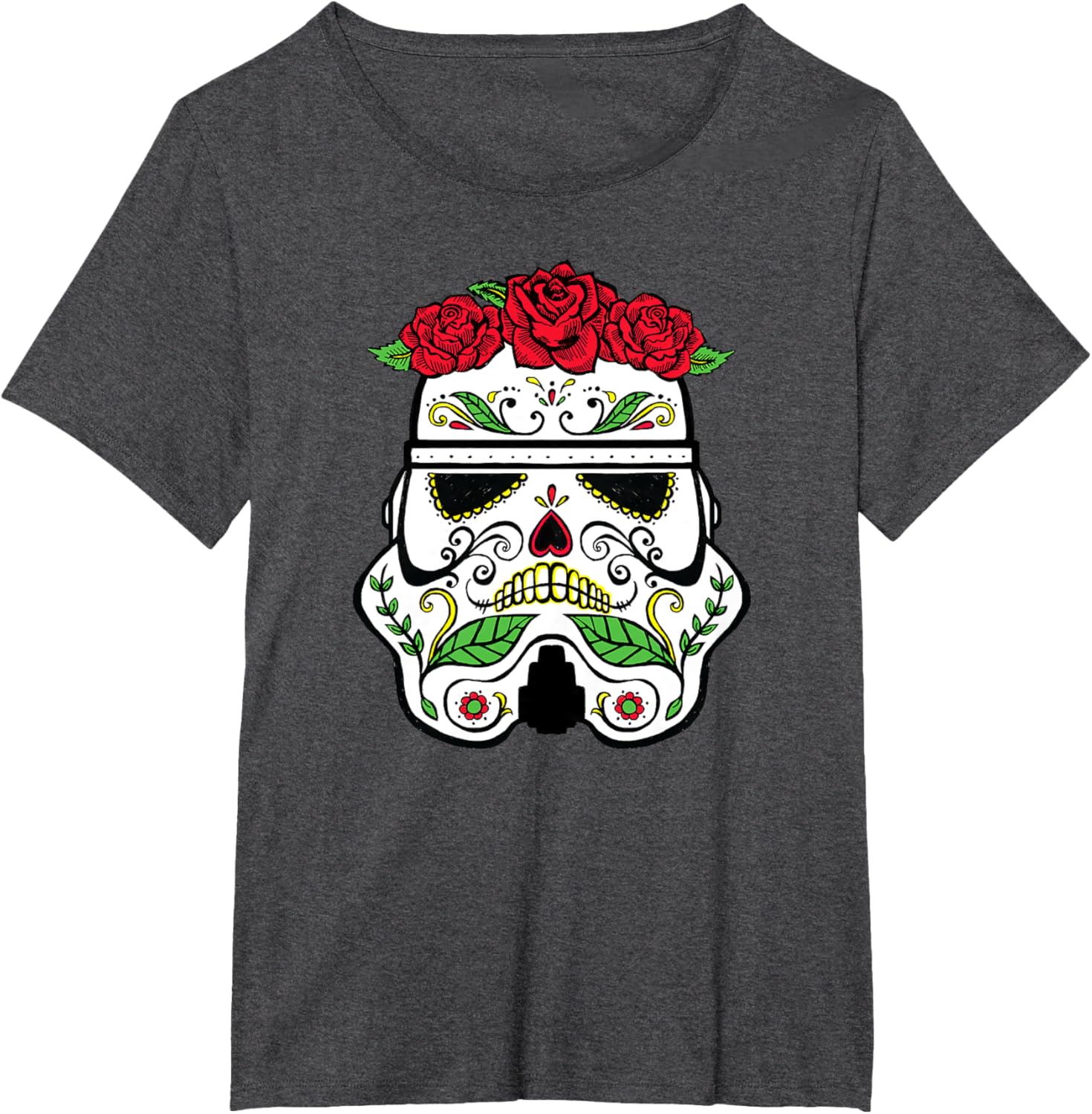 Star Wars Stormtrooper Roses Sugar Skull T-shirt