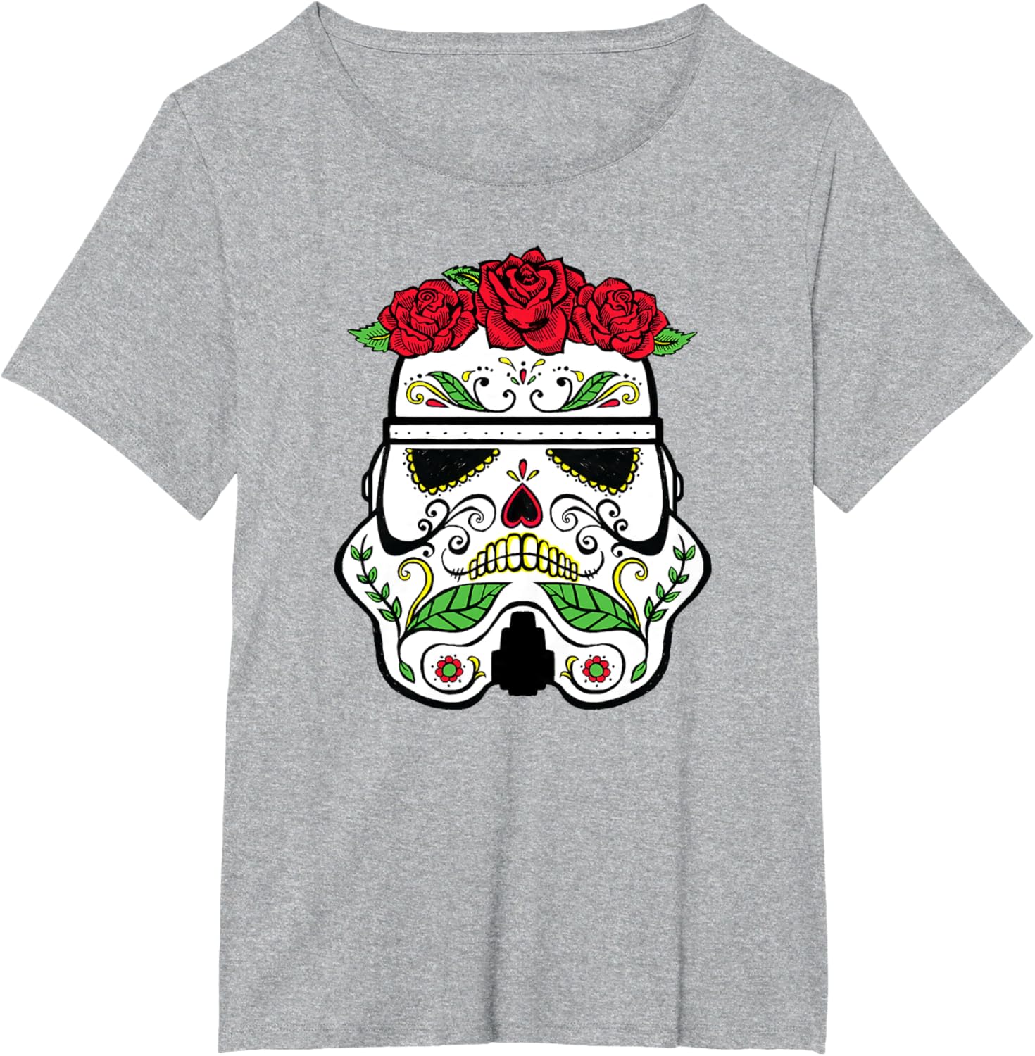 Star Wars Stormtrooper Roses Sugar Skull T-shirt