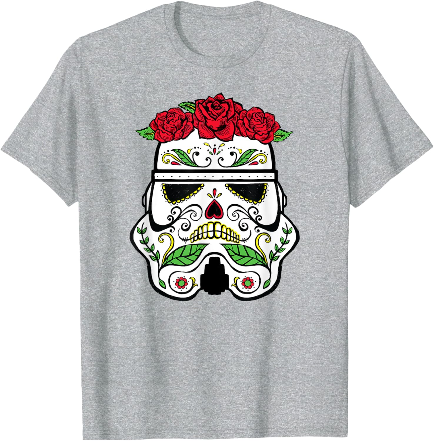 Star Wars Stormtrooper Roses Sugar Skull T-shirt