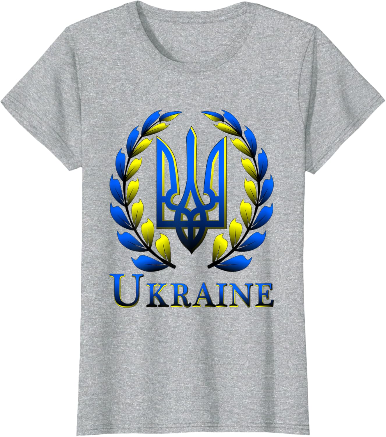 Tryzub Flag Of Ukraine Custom Ukrainian Pride T-shirt