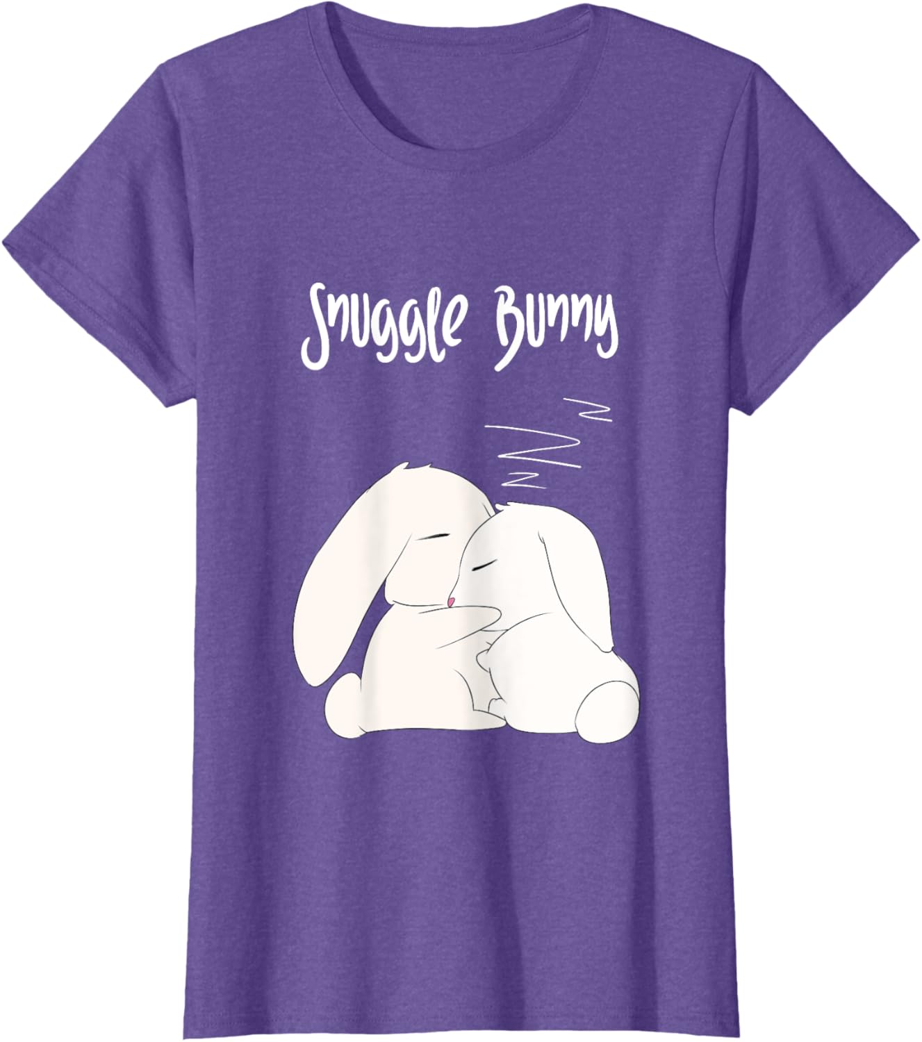 Snuggle Bunny - Funny Sleeping Rabbits T-shirt T-shirt