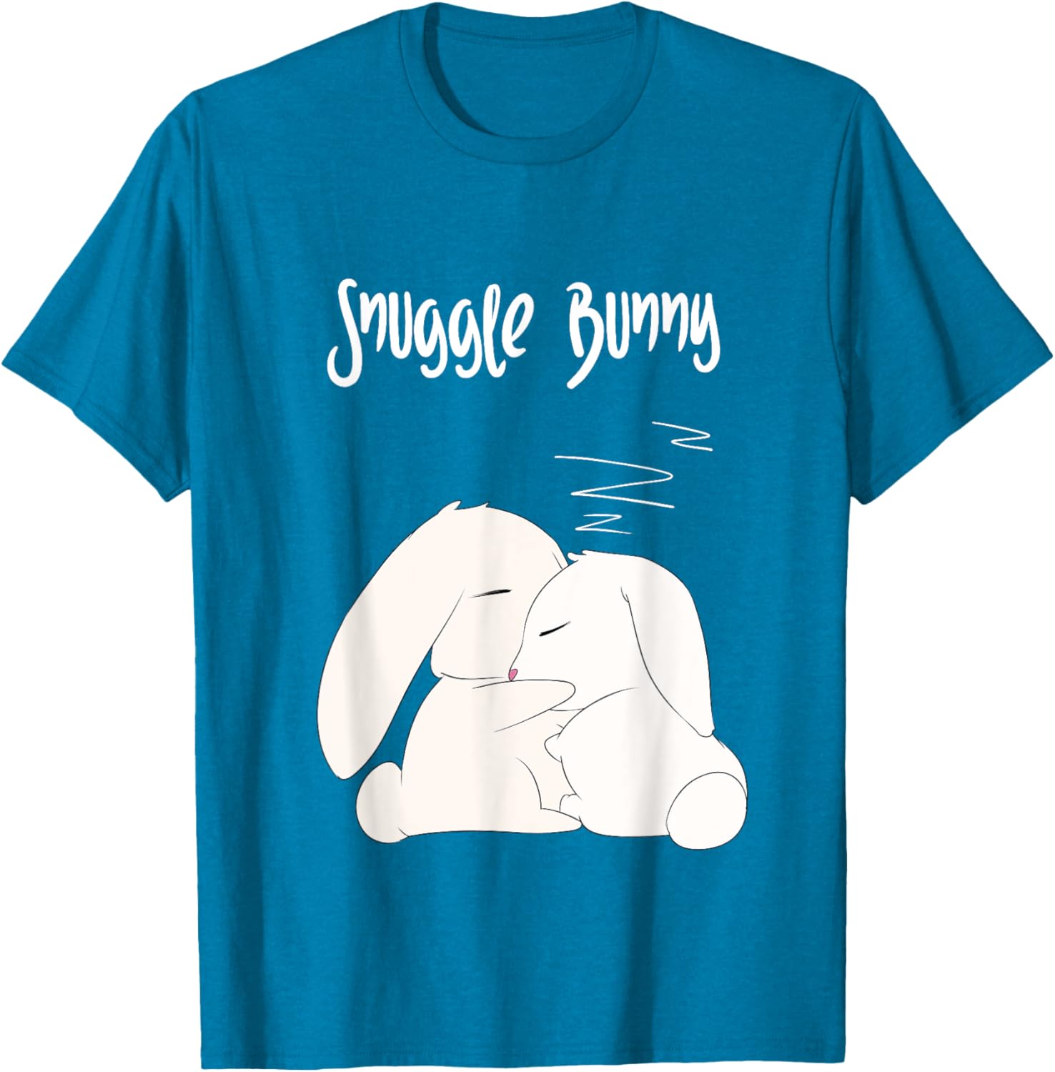 Snuggle Bunny - Funny Sleeping Rabbits T-shirt T-shirt