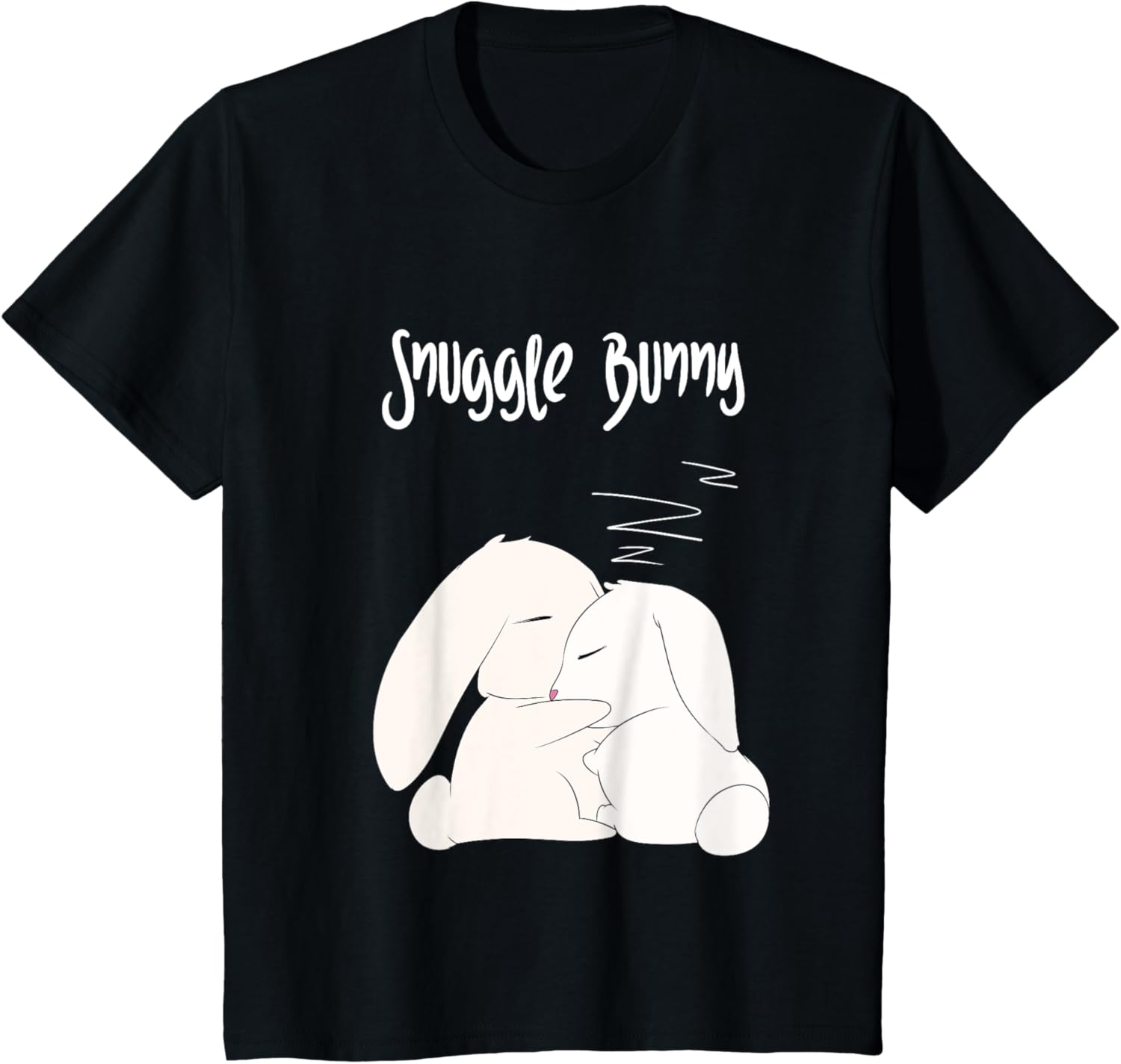 Snuggle Bunny - Funny Sleeping Rabbits T-shirt T-shirt