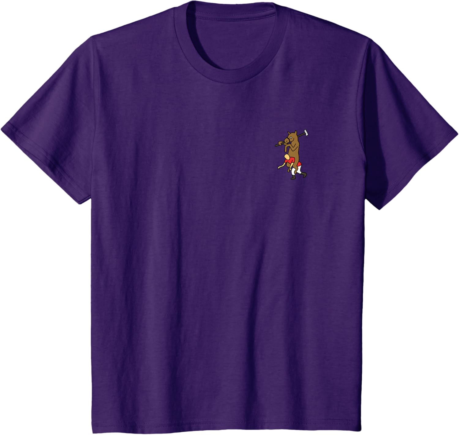 Horse Riding Man Polo T-shirt T-shirt