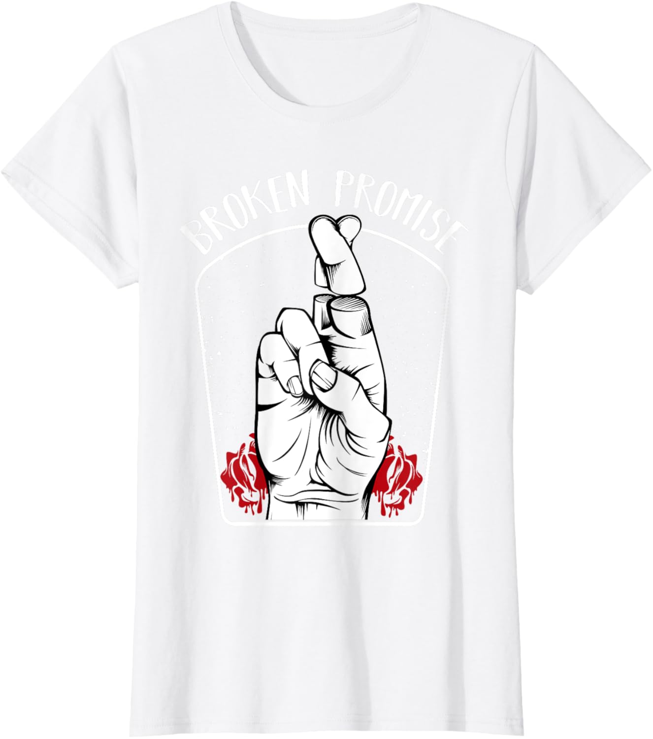 Broken Promise Aesthetic Vaporwave Anime Grunge Goth Kawaii T-shirt