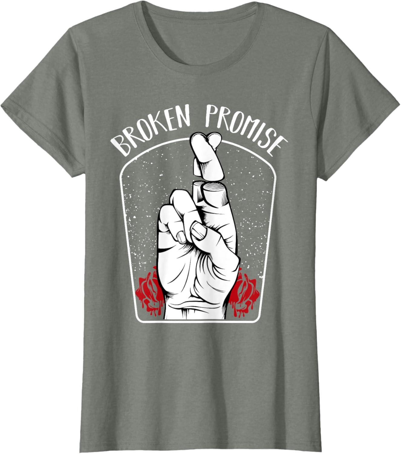 Broken Promise Aesthetic Vaporwave Anime Grunge Goth Kawaii T-shirt